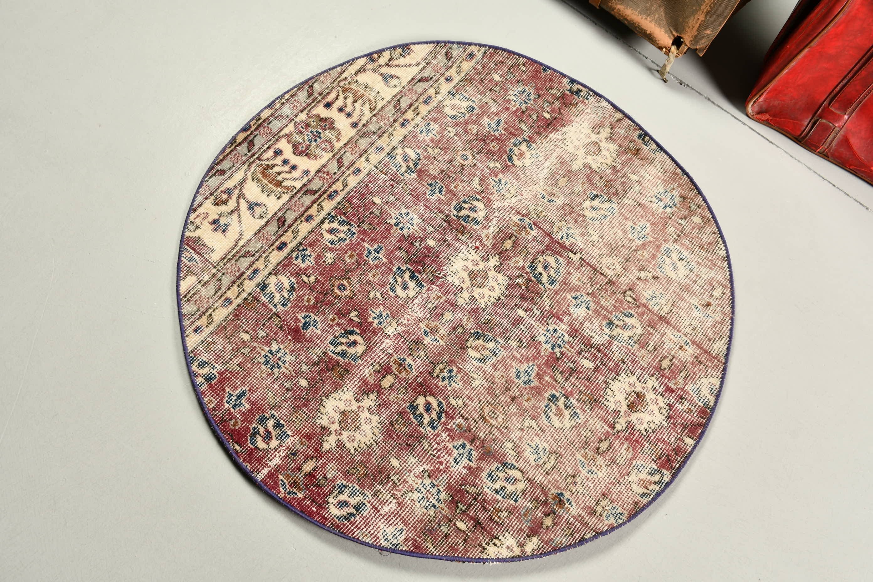 Anadolu Halısı, Yatak Odası Halısı, Oryantal Halılar, Paspas Halısı, Türk Halıları, Bej Ev Dekor Halısı, Vintage Halı, Sessiz Halı, 3,2x3,3 ft Küçük Halı