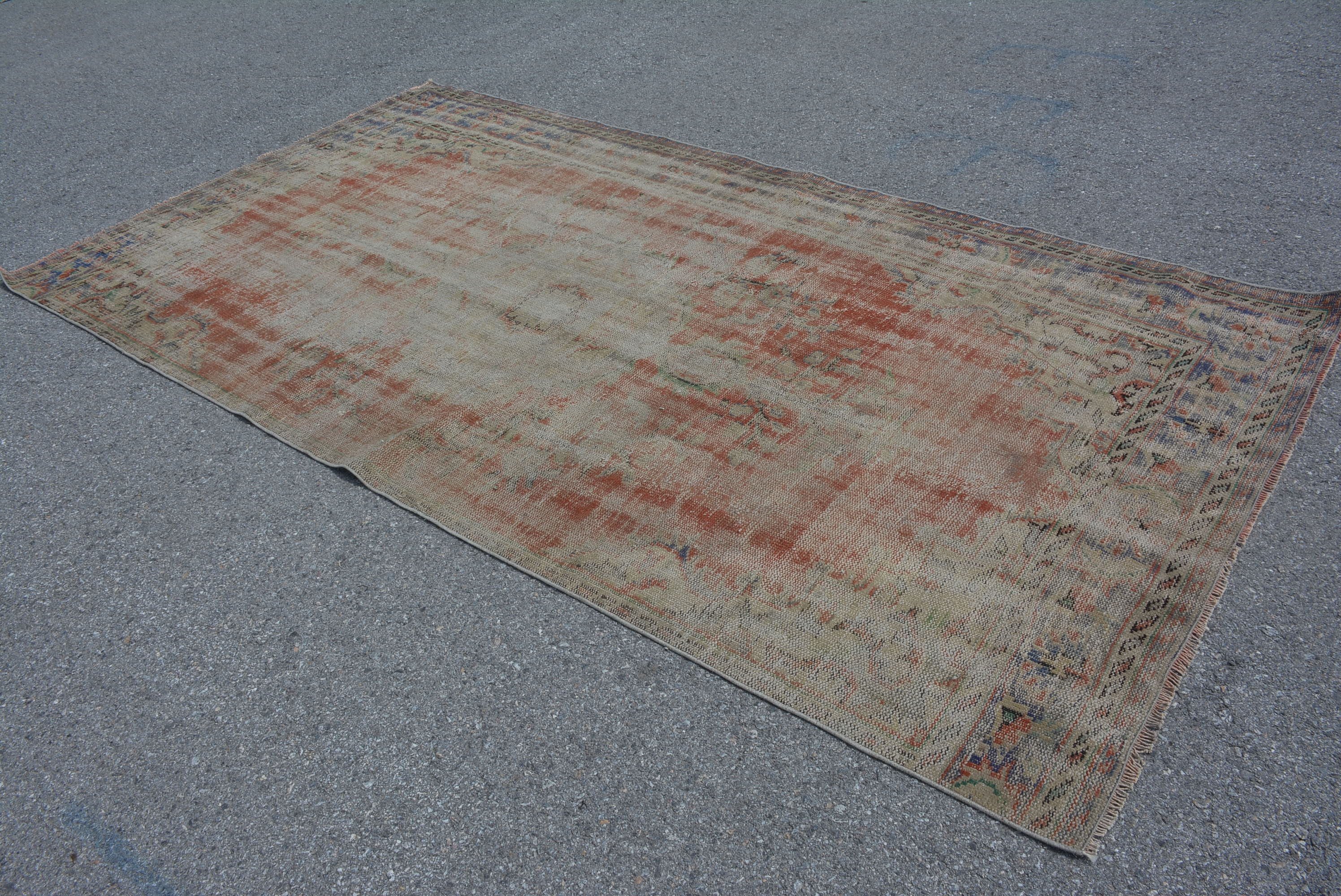 Living Room Rug, Kitchen Rug, Aesthetic Rugs, Turkish Rugs, Rugs for Dining Room, 5.1x10 ft Large Rugs, Vintage Rugs, Wool Rug, Bedroom Rug