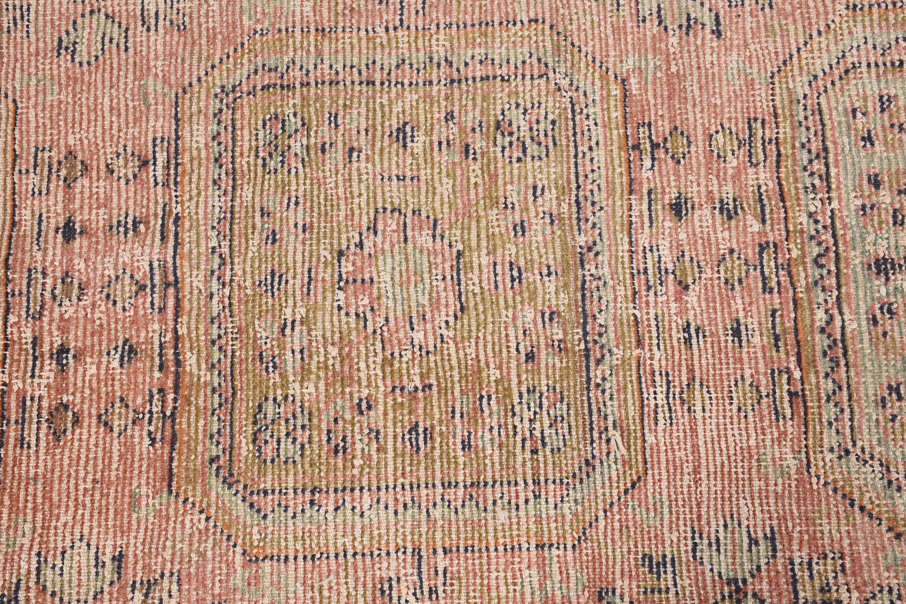 Cute Rugs, Pink Home Decor Rug, Hallway Rug, Turkish Rugs, Stair Rug, 2.9x10.8 ft Runner Rug, Anatolian Rug, Vintage Rug