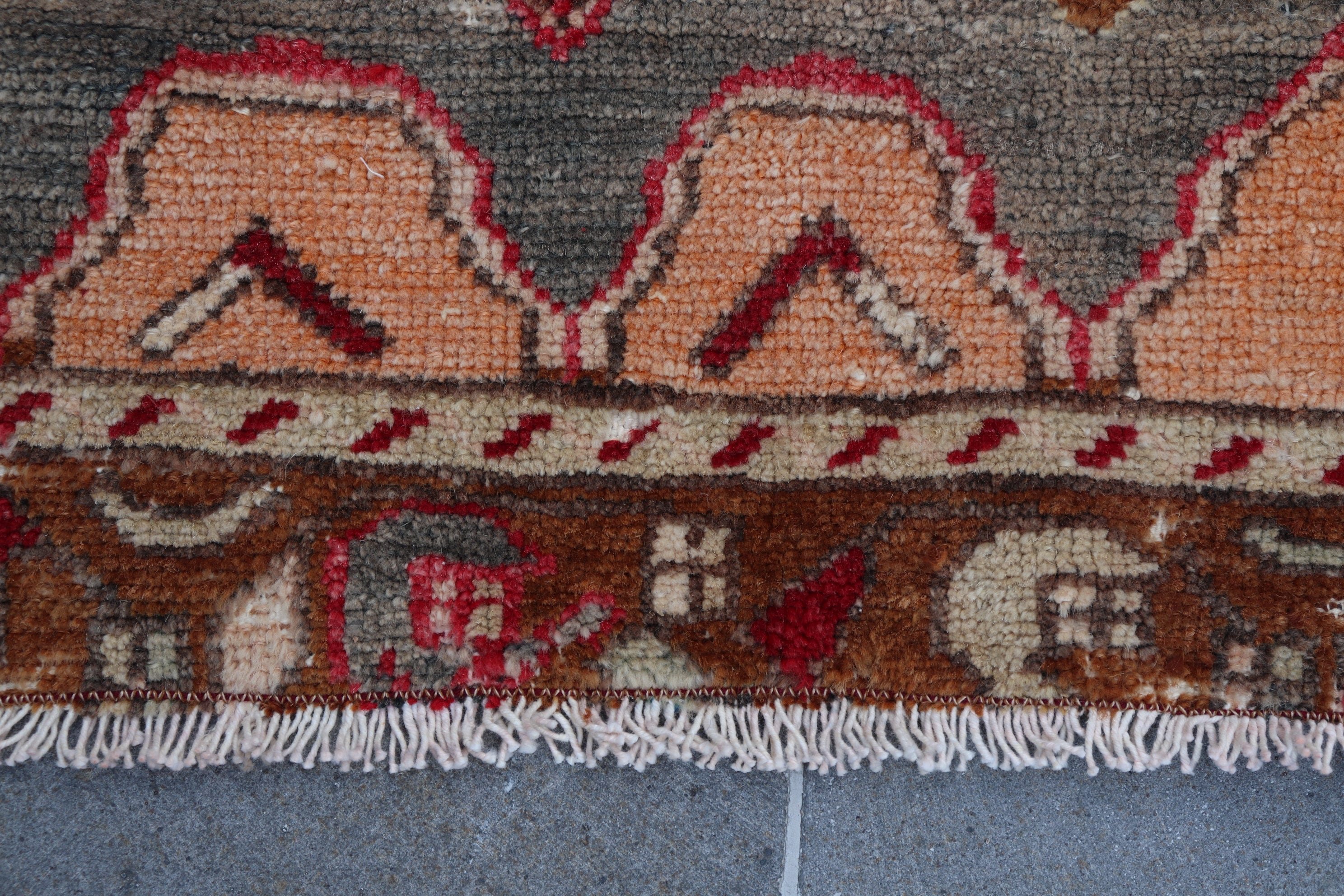Red Kitchen Rug, Turkish Rugs, 3.6x6.4 ft Accent Rug, Vintage Rug, Floor Rug, Rugs for Nursery, Nursery Rug, Entry Rug
