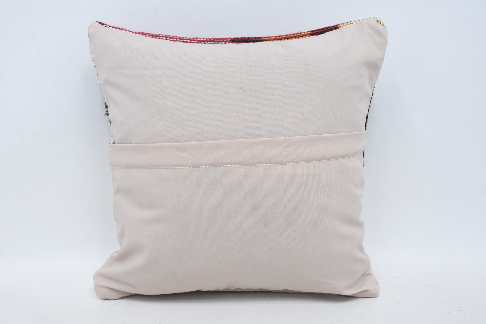 Antique Pillows, Boho Pillow, 14"x14" White Pillow Case, Wholesale Cushion, Decorative Throw Pillow Sham, Kilim Pillow Cover