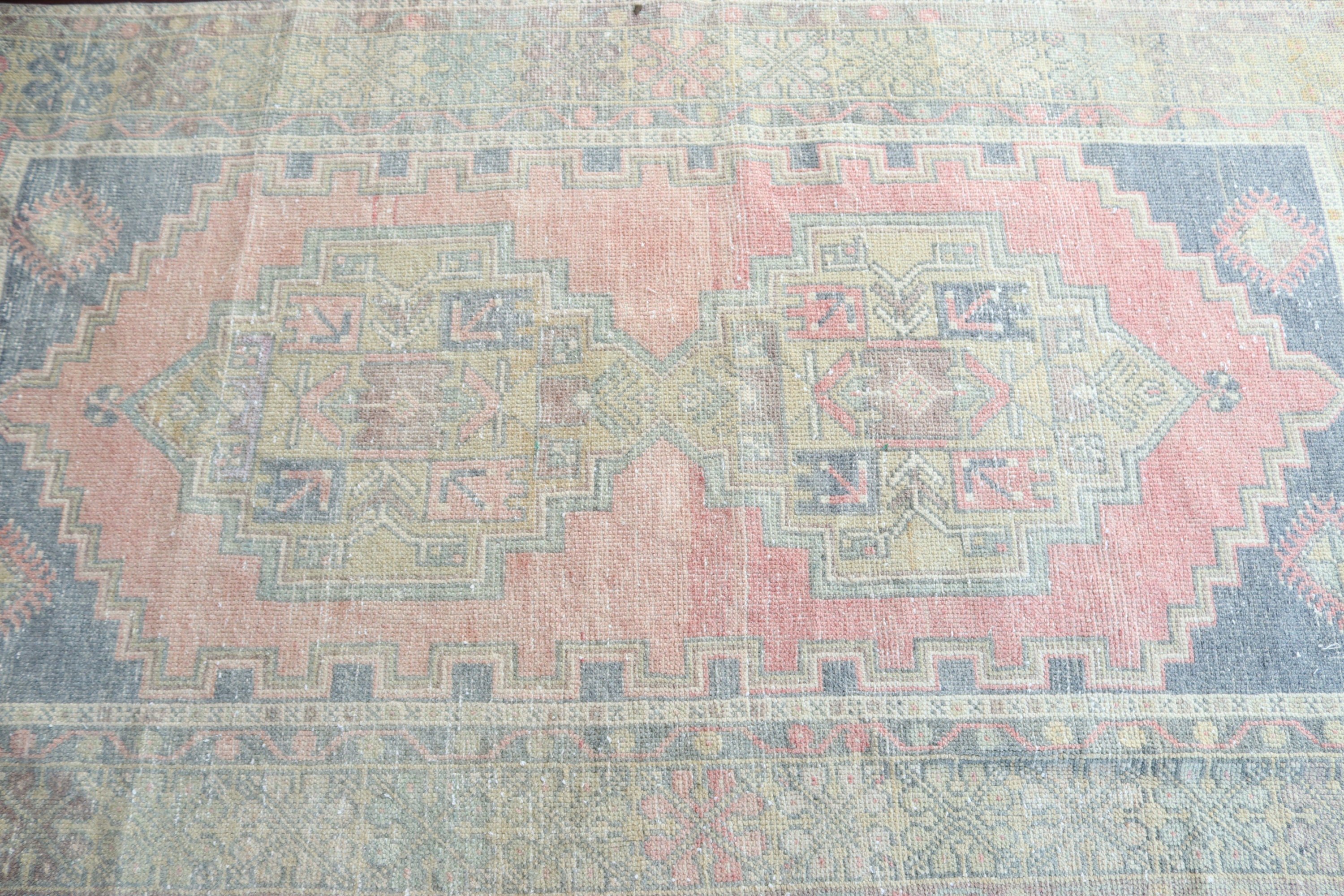 Dekoratif Halı, Çocuk Halısı, 3.6x6.5 ft Accent Halı, Türk Halıları, Vintage Halı, Yün Halılar, Boho Halı, Bej Anadolu Halıları