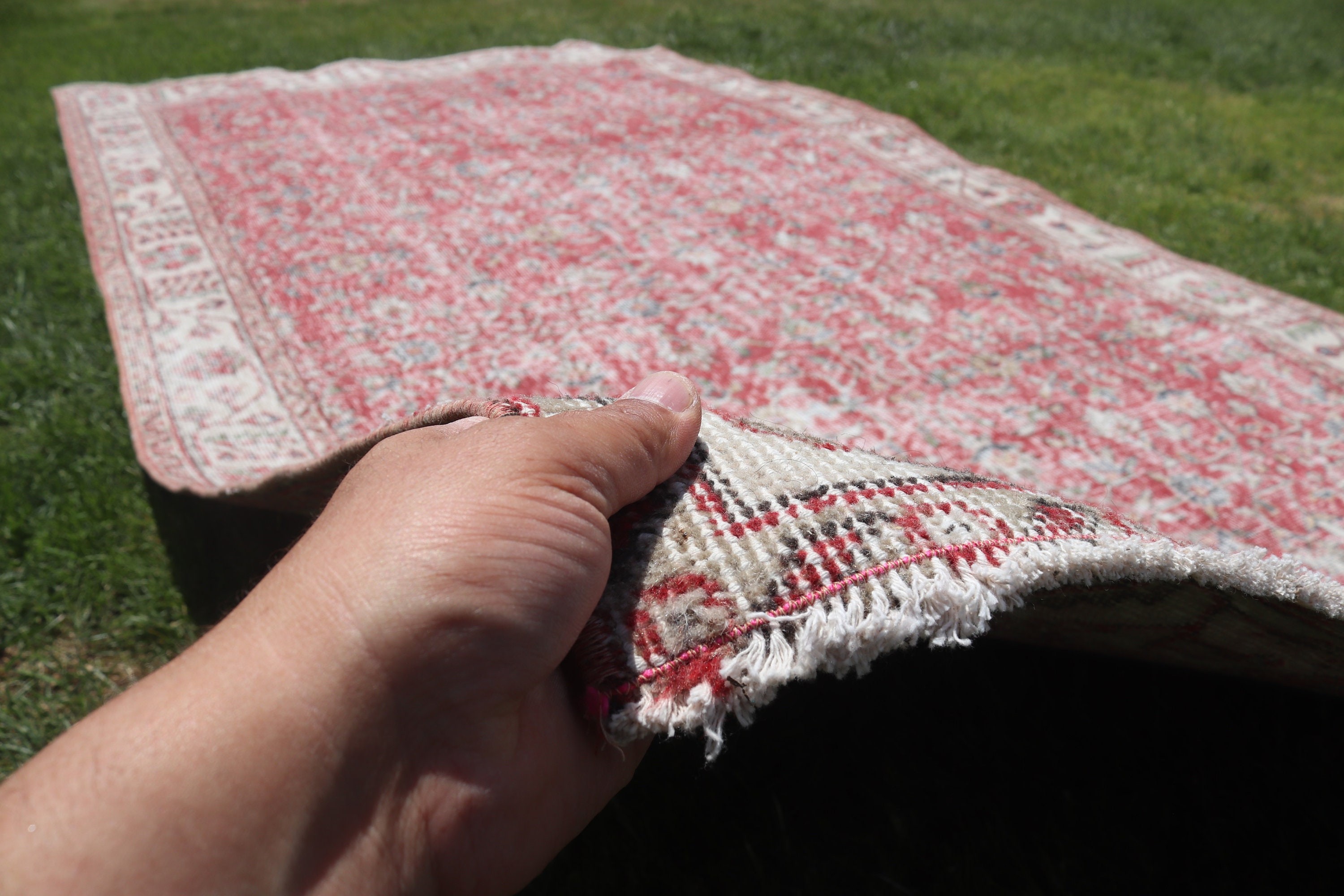 Red Home Decor Rugs, Kitchen Rugs, Turkish Rug, Antique Rugs, Bedroom Rugs, Vintage Rugs, 5.3x9.3 ft Large Rugs, Large Vintage Rug