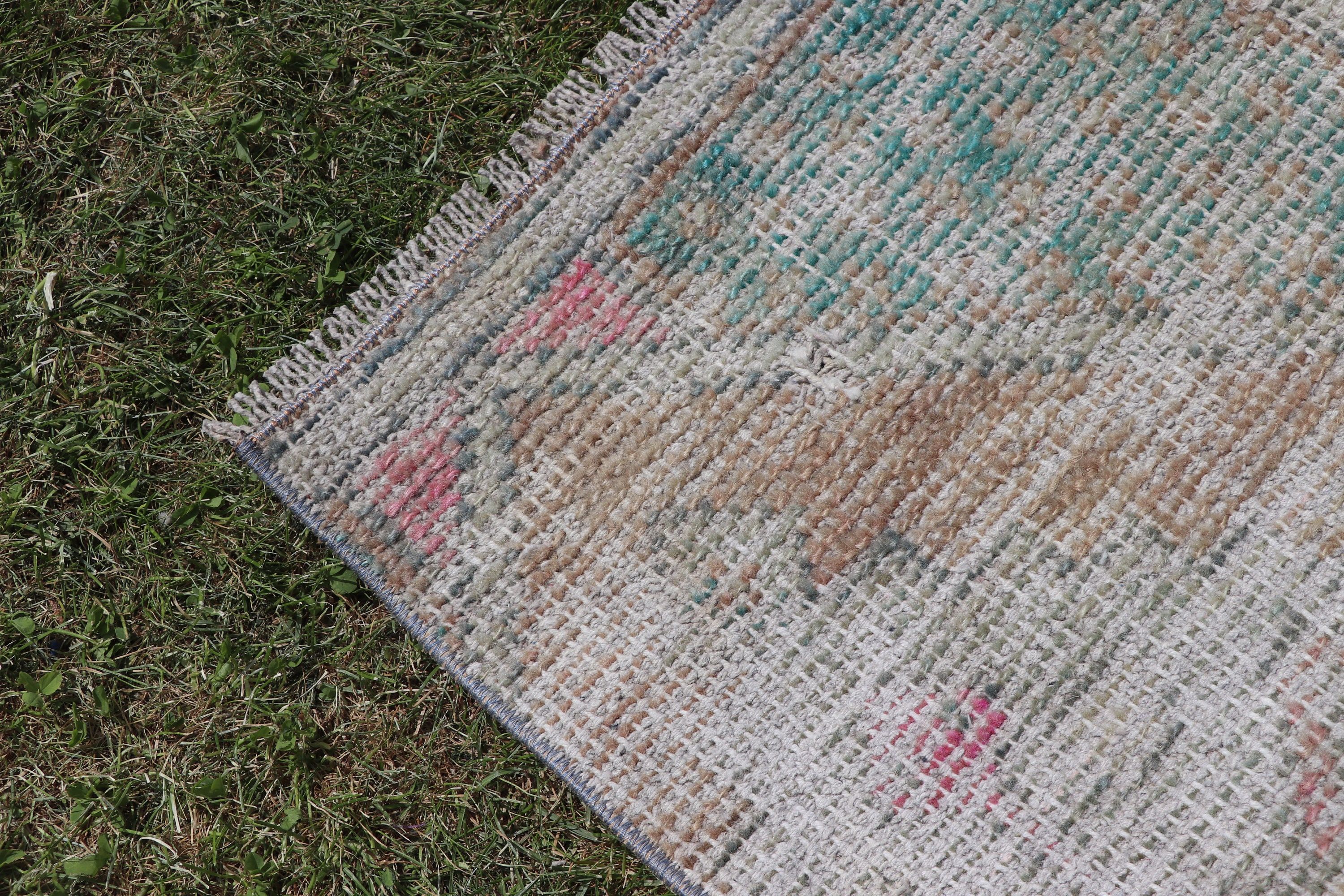 Bedroom Rug, Beige Handwoven Rugs, 1.5x7.3 ft Runner Rugs, Long Runner Rug, Turkish Rug, Vintage Rugs, Anatolian Rugs, Vintage Runner Rugs