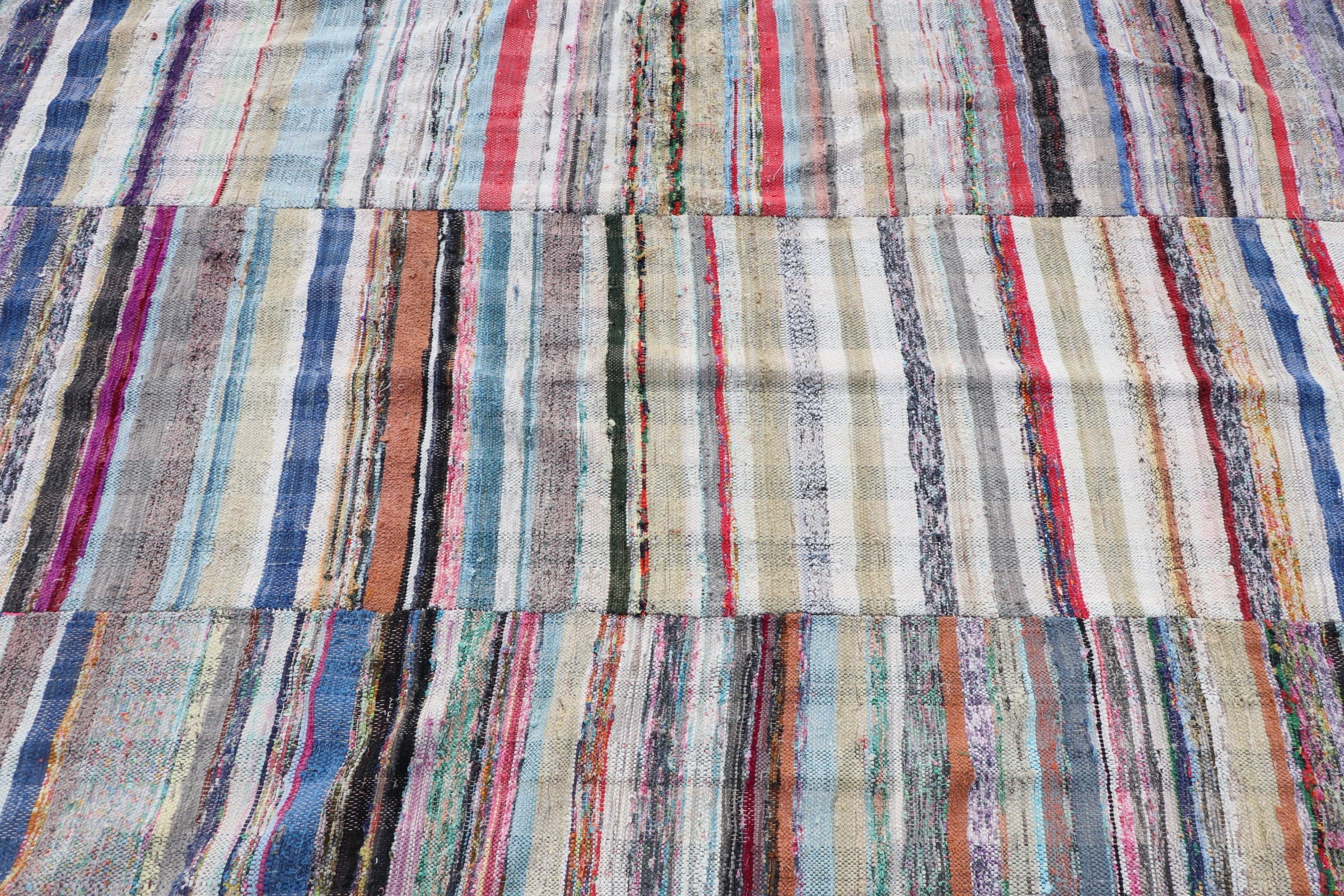 Kahverengi 3.6x12.8 ft Runner Halı, Yatak Odası Halıları, Koridor Halıları, Merdiven Halısı, Anadolu Halısı, Vintage Halılar, Türk Halısı, Kilim