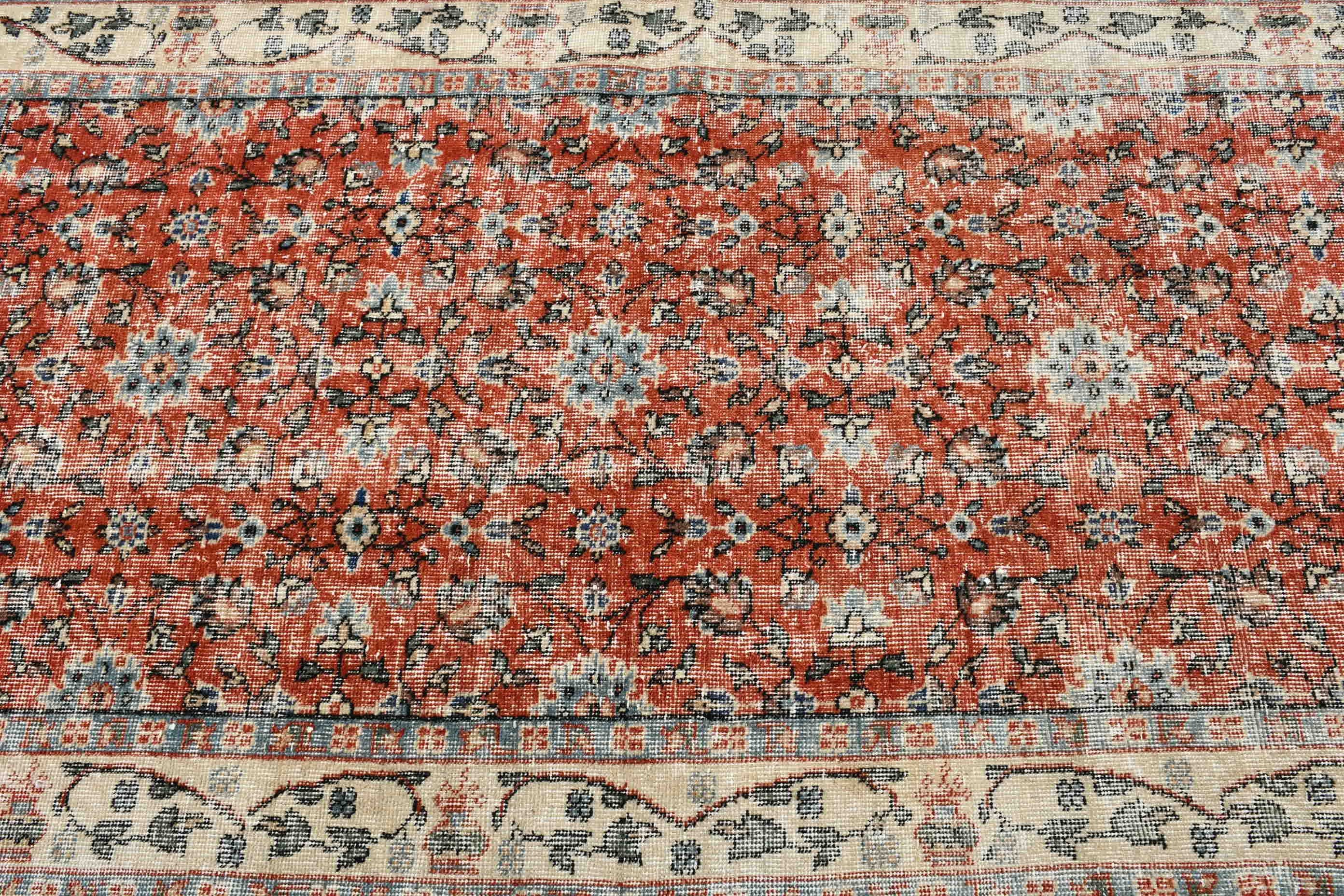 Anadolu Halıları, Boho Bölge Halıları, Vintage Halı, Kahverengi Soğuk Halı, Ev Dekorasyonu Halısı, 3,9x6,9 ft Alan Halısı, Türk Halıları, Yatak Odası Halıları, Yer Halısı