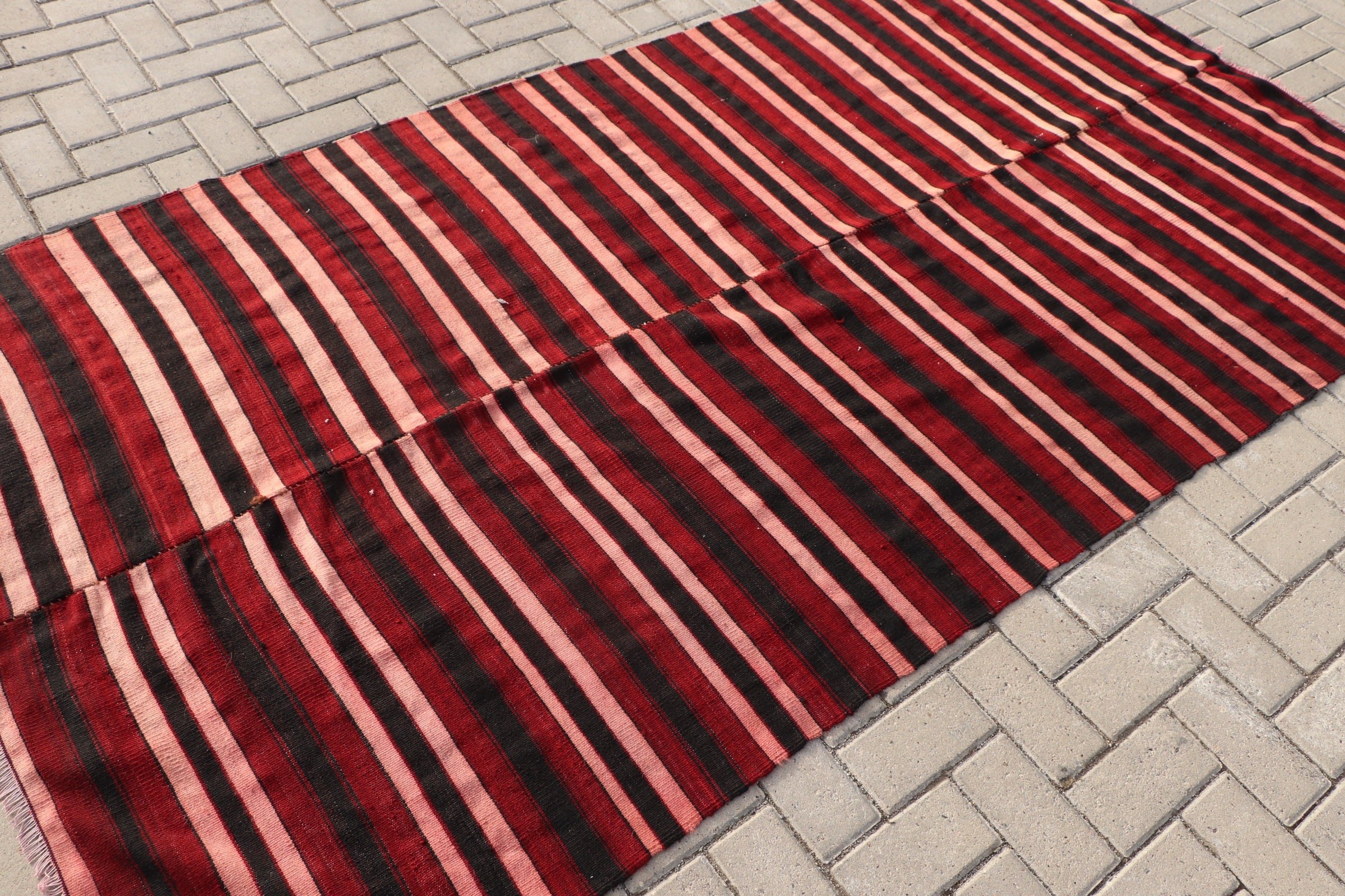 Oturma Odası Halıları, Kırmızı 4.6x8.8 ft Büyük Halı, Anadolu Halısı, Vintage Halı, Türk Halısı, Yatak Odası Halıları, Kilim