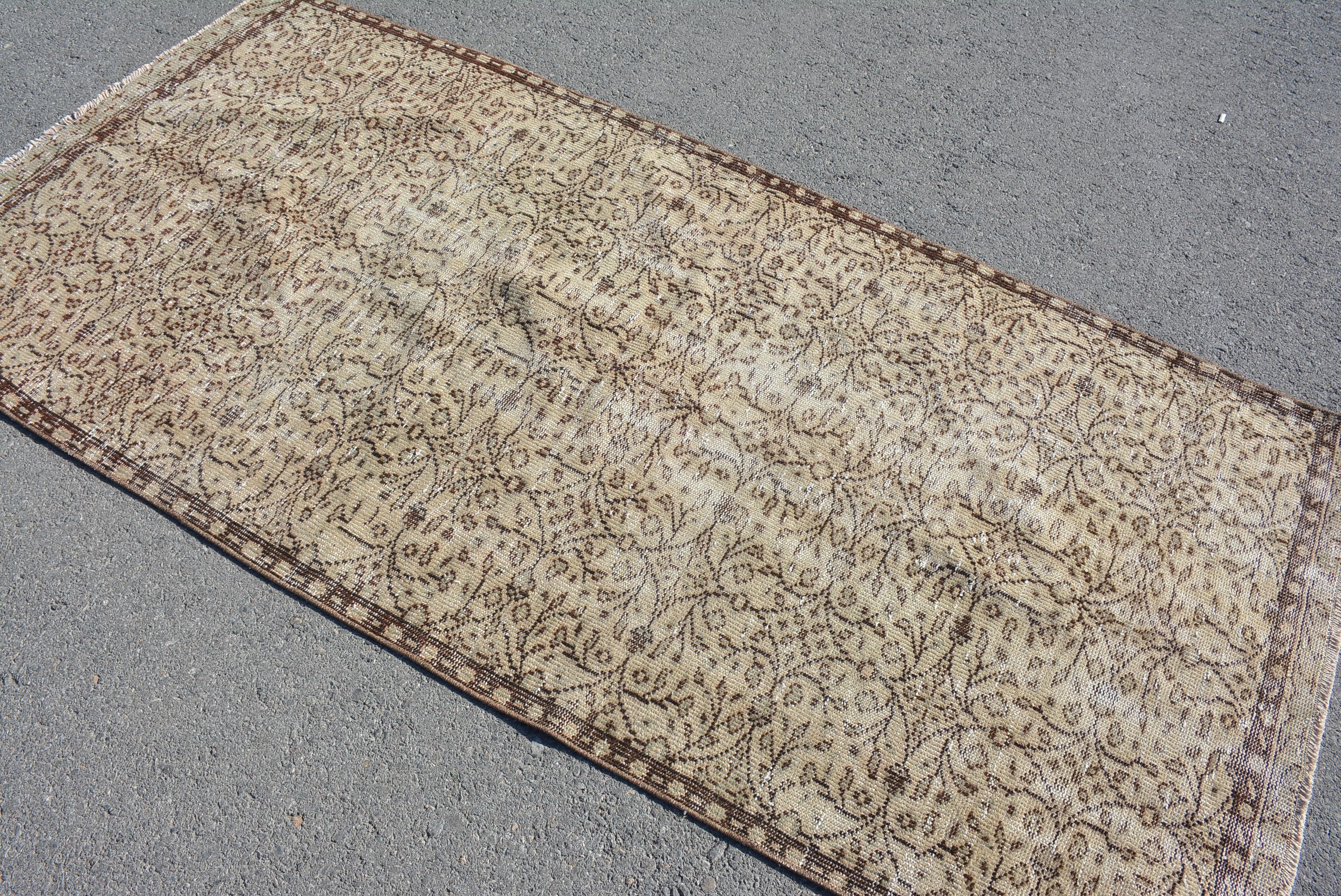 Kitchen Rugs, Rugs for Kitchen, Boho Rug, Colorful Rug, 3.6x7.7 ft Area Rug, Indoor Rug, Vintage Rug, Cute Rug, Cool Rug, Turkish Rugs