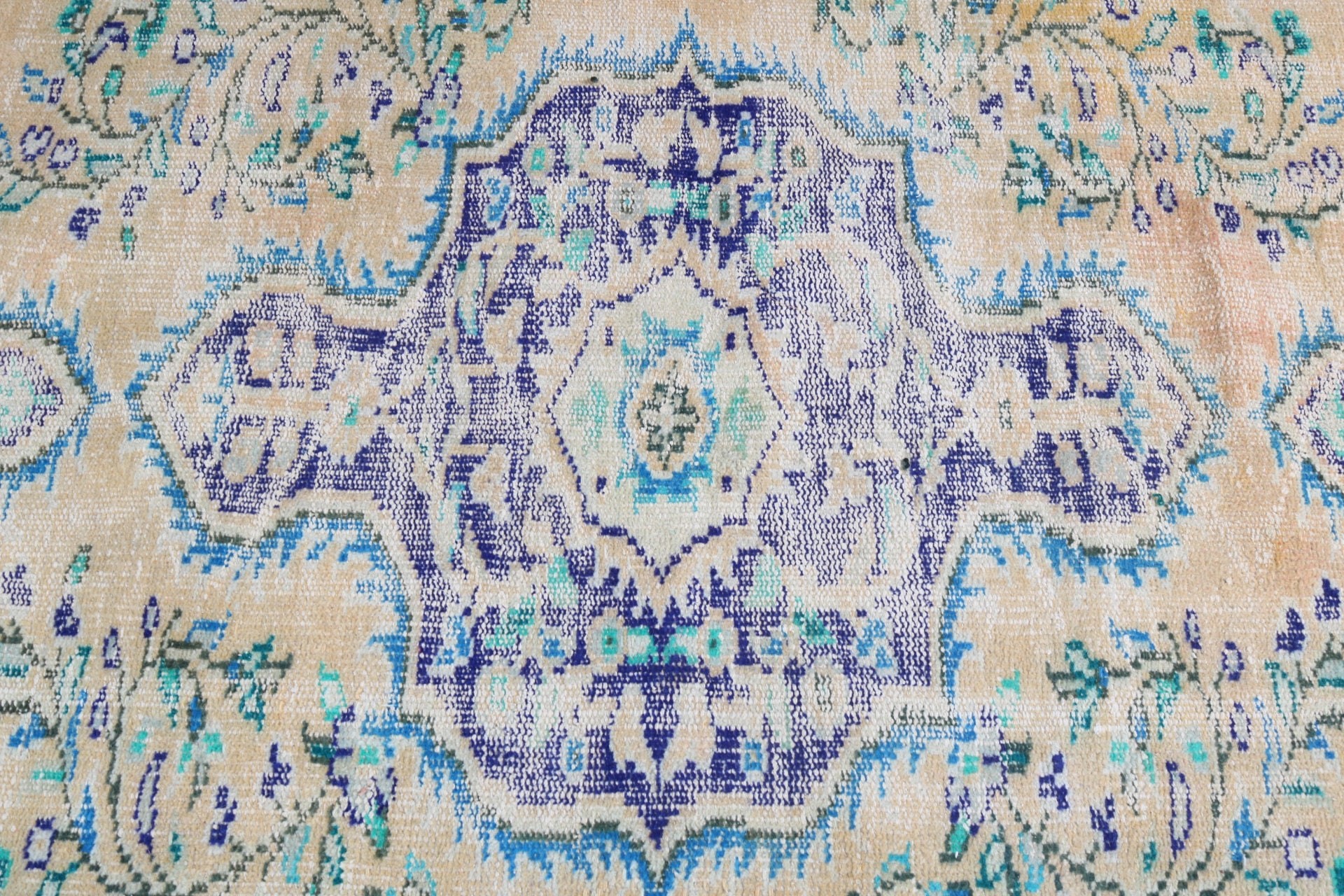 Çocuk Halıları, Mutfak Halıları, Sarı El Dokuma Halılar, Ev Dekorasyonu Halıları, Türk Halıları, 3,5x8,2 ft Alan Halıları, Boho Alan Halıları, Vintage Halılar