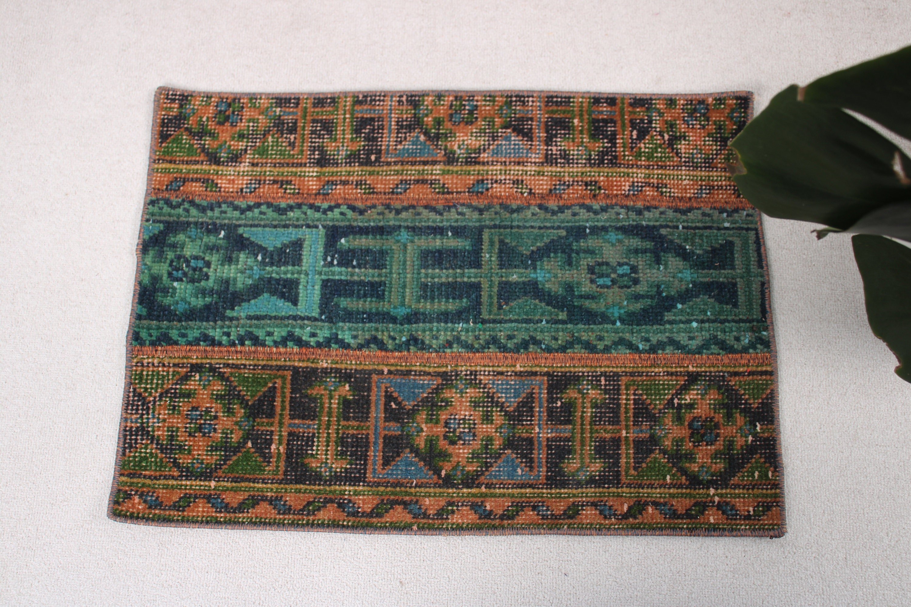 Türk Halısı, Mavi Açıklama Halısı, Vintage Halı, 1.6x2.3 ft Küçük Halılar, Boho Halıları, Açıklama Halıları, Lüks Halı, Küçük Vintage Halı, Araba Paspas Halıları