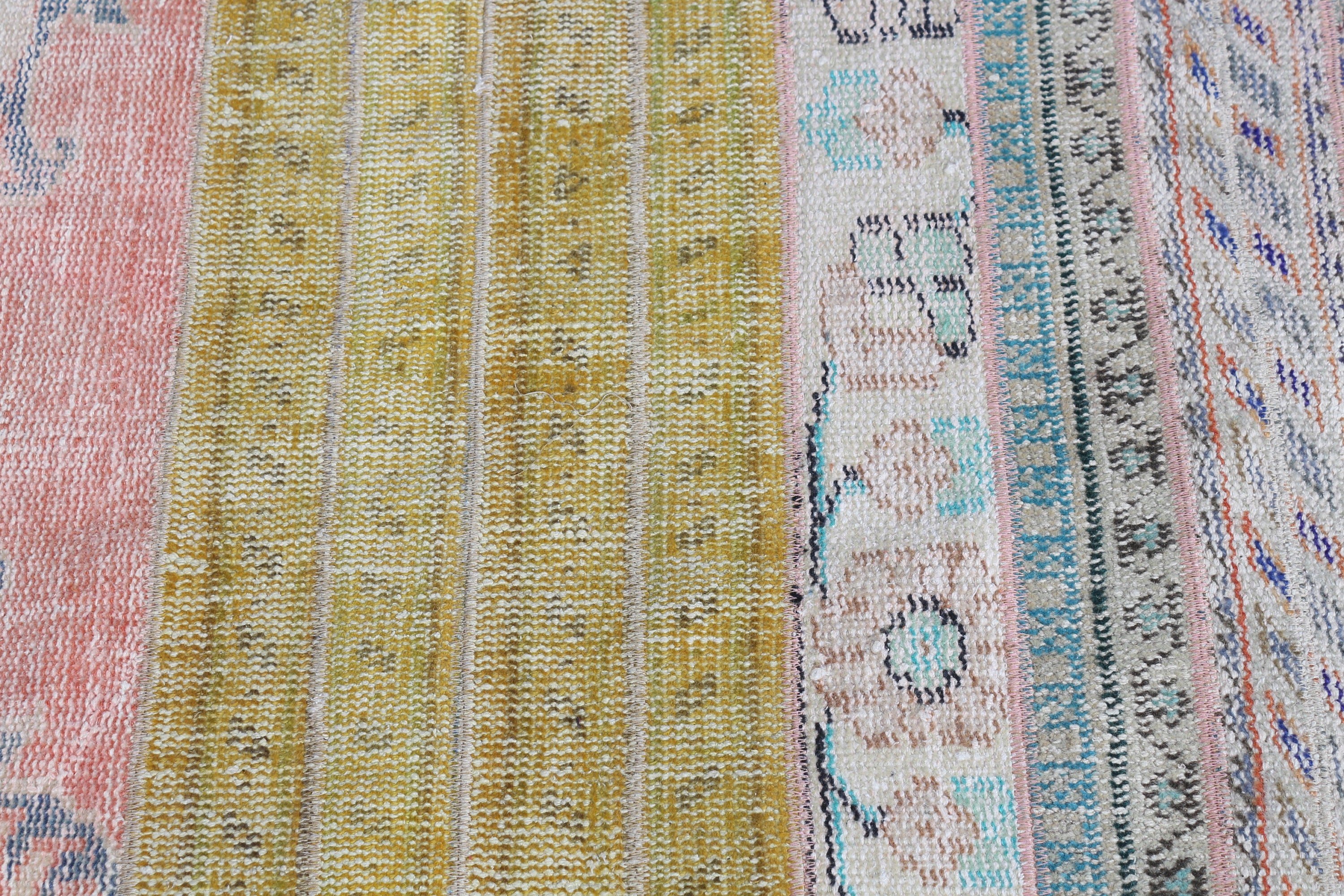 Car Mat Rugs, Office Rug, Vintage Rug, Turkish Rug, Bedroom Rug, Home Decor Rugs, Nursery Rugs, 3.5x3.5 ft Small Rug, Beige Oriental Rugs