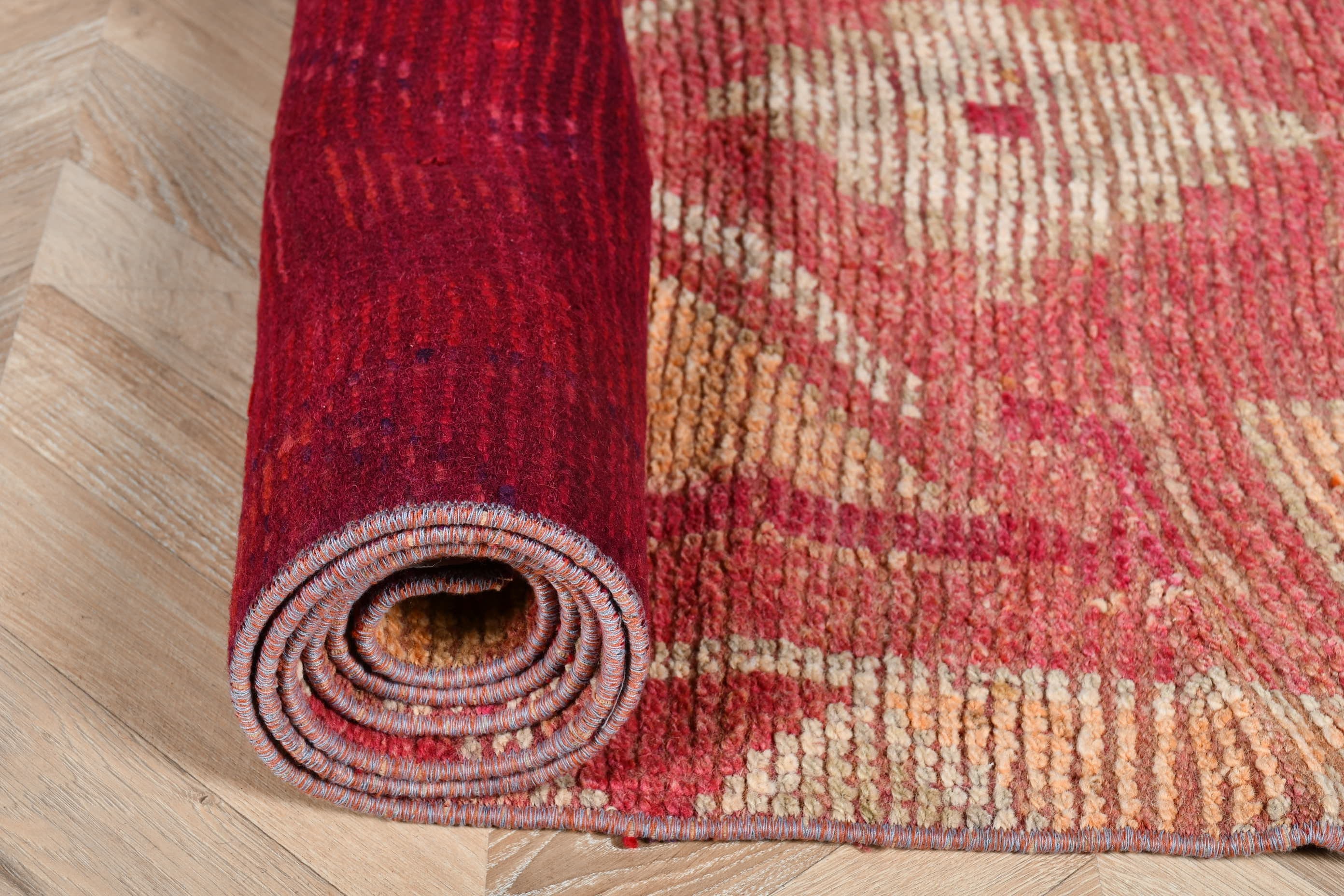 Rugs for Runner, Hallway Rug, Turkish Rug, Decorative Rug, Oriental Rug, Vintage Rugs, 2.6x10.2 ft Runner Rugs, Antique Rug, Pink Floor Rug