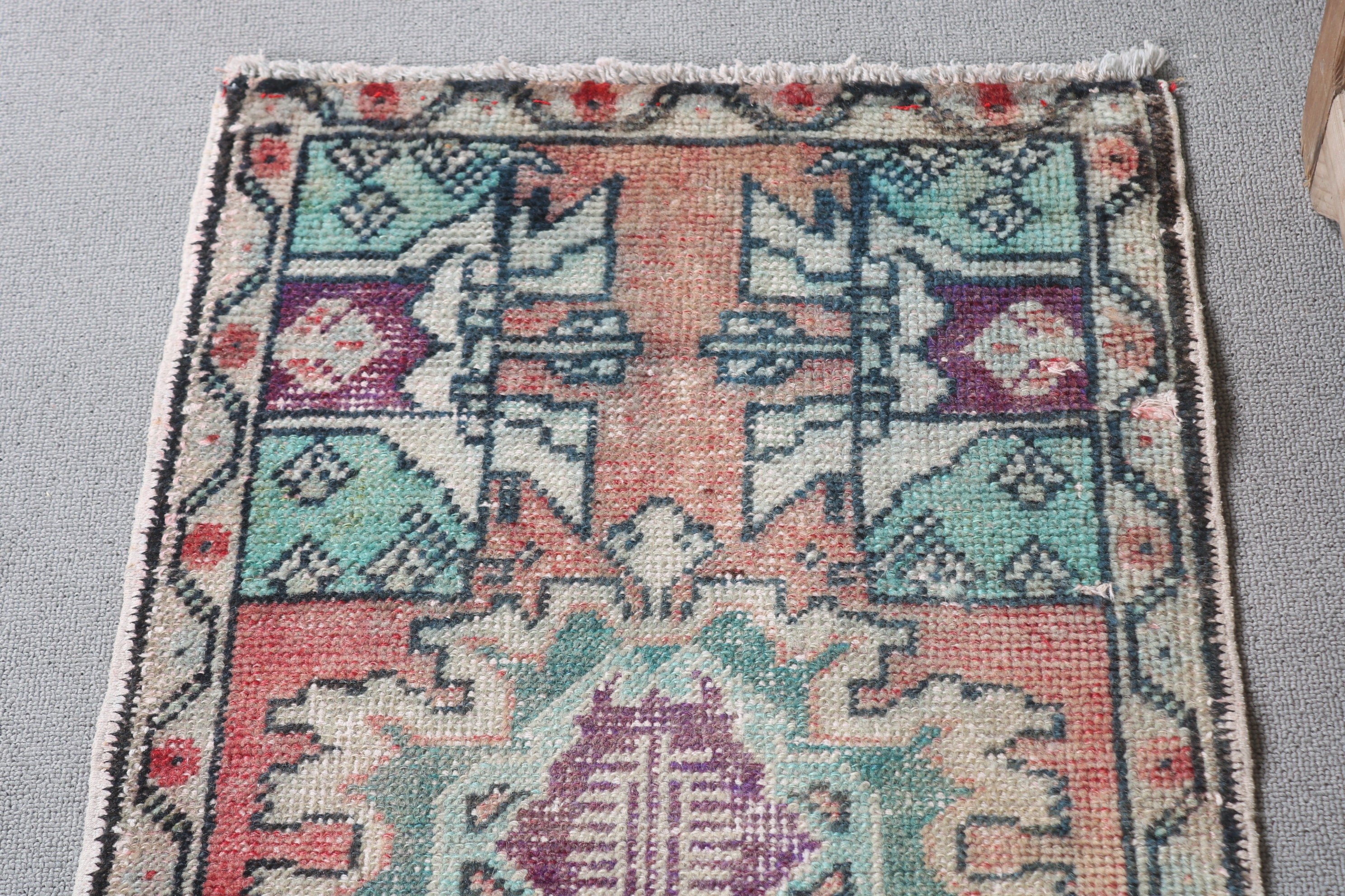 Vintage Halılar, Türk Halıları, Oryantal Halı, Anadolu Halıları, 1.6x2.8 ft Küçük Halılar, Çocuk Halıları, Banyo Halısı, Sanat Halıları, Mavi Anadolu Halısı