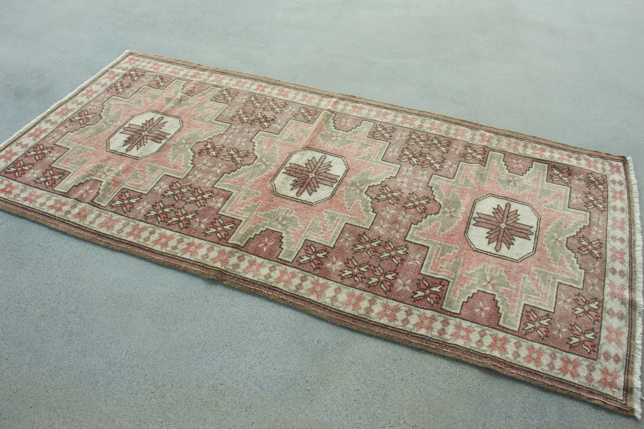 Mutfak Halısı, Düz Dokuma Halılar, Anadolu Halıları, Giriş Halısı, Gökkuşağı 3,3x6,8 ft Accent Halılar, Vintage Halı, Etnik Halı, Türk Halısı