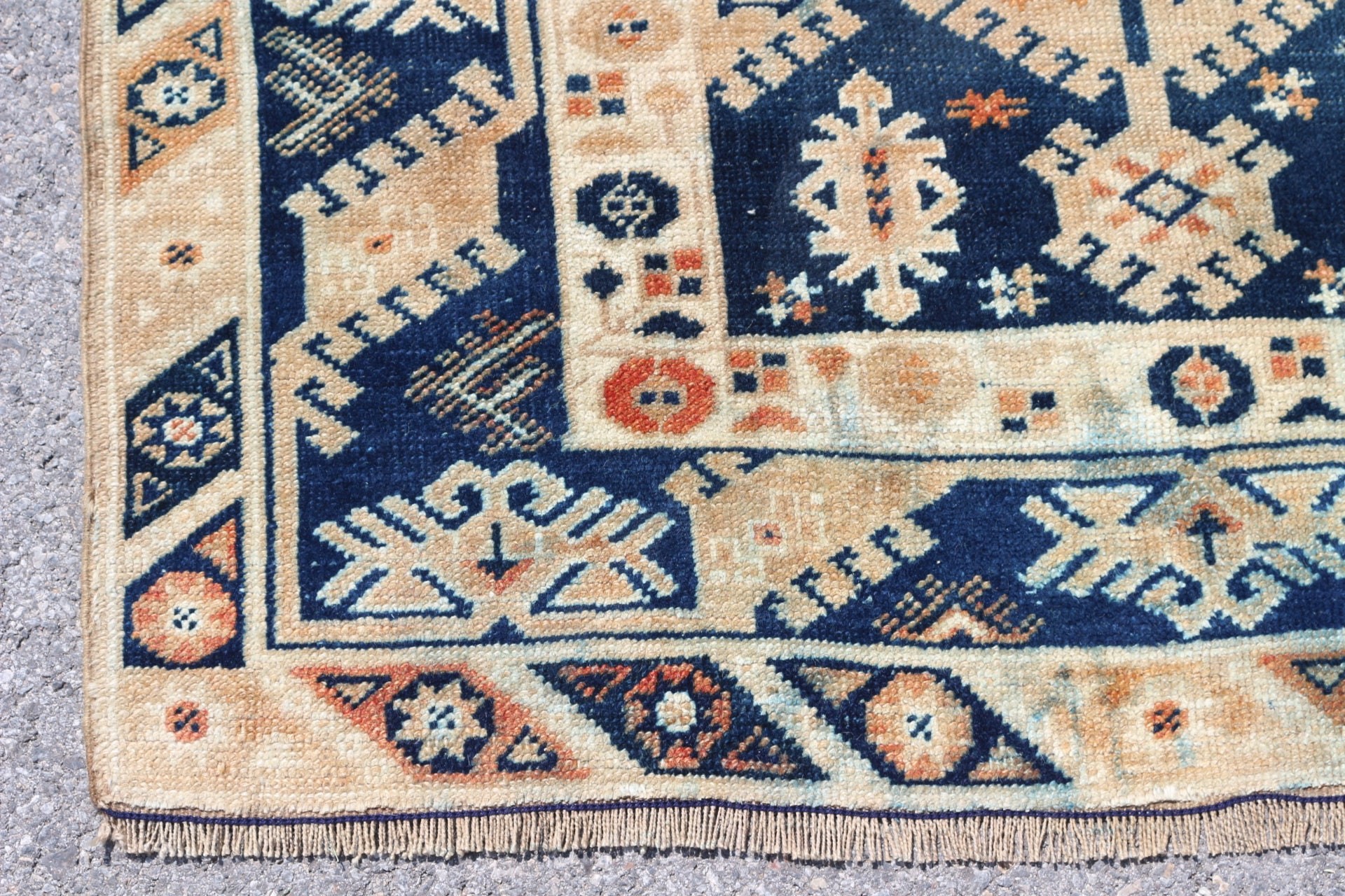 Nursery Rugs, Yellow  3.8x6.4 ft Area Rug, Vintage Rug, Aztec Rug, Antique Rug, Turkish Rugs, Rugs for Kitchen