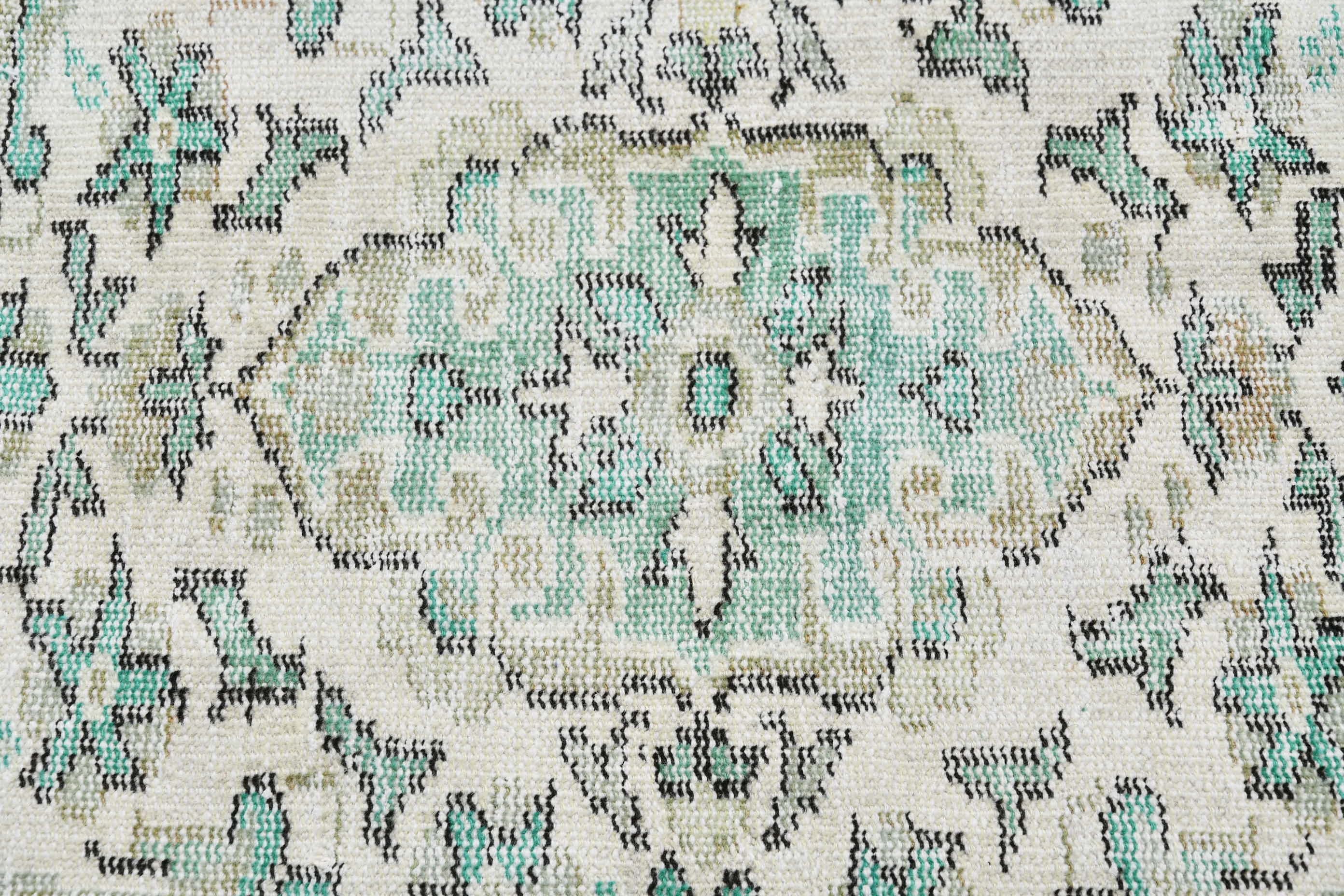 Turkish Rugs, Green Kitchen Rugs, 6.1x9.2 ft Large Rugs, Bedroom Rug, Rugs for Dining Room, Vintage Rugs, Dining Room Rug, Home Decor Rugs