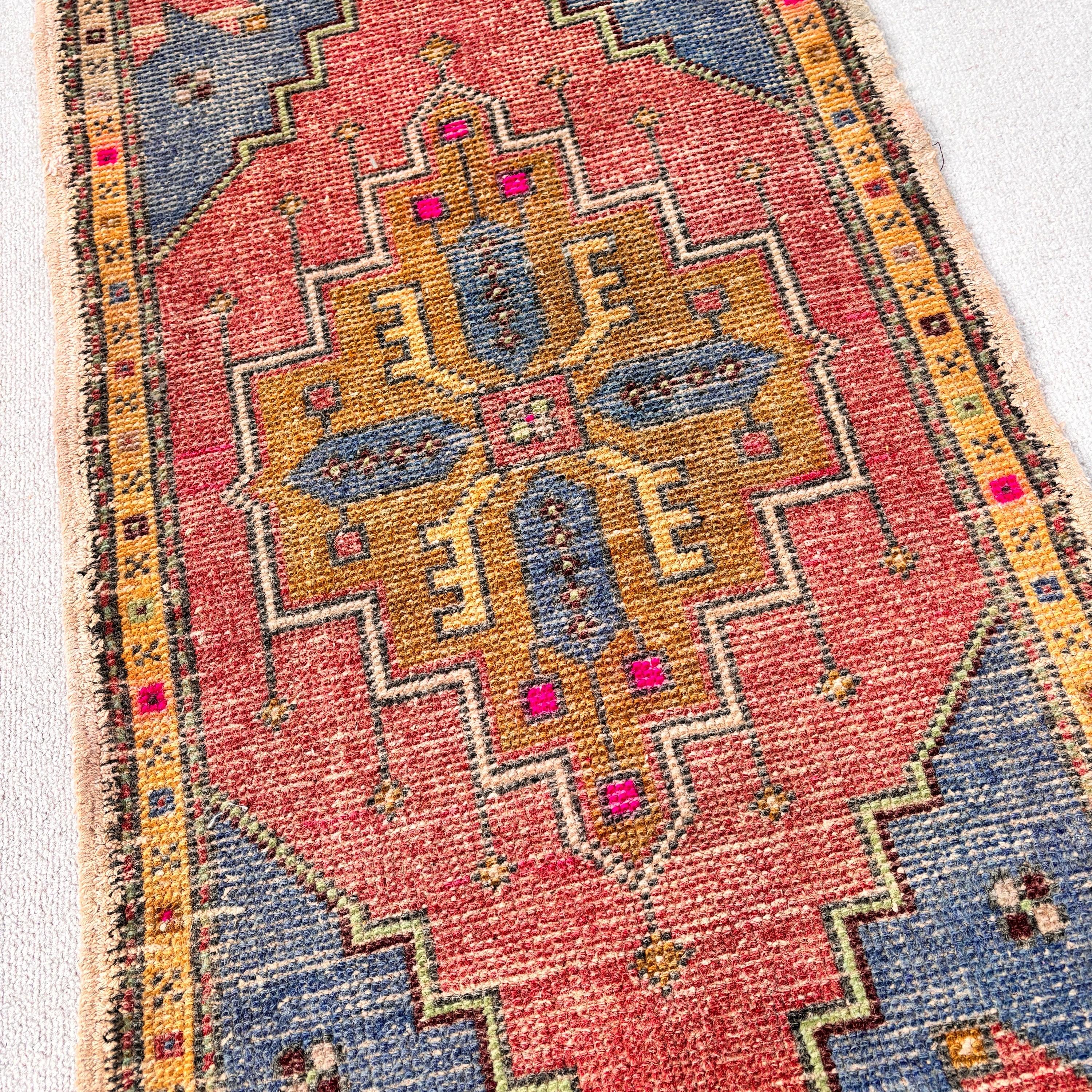 Bedroom Rug, Rugs for Nursery, Red Oriental Rugs, Floor Rugs, Vintage Rugs, Bath Rug, Turkish Rugs, Moroccan Rug, 1.8x3.2 ft Small Rugs