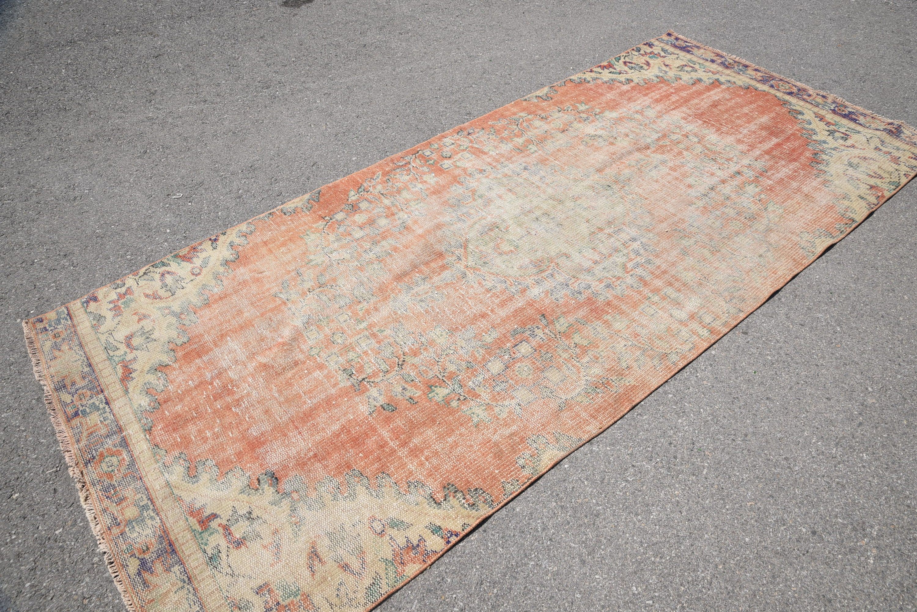 Vintage Halılar, 4.3x9.6 ft Büyük Halı, Türk Halıları, Yatak Odası Halıları, Soğuk Halı, Oushak Halısı, Salon Halısı, Oturma Odası Halıları, Geniş Alan Halıları