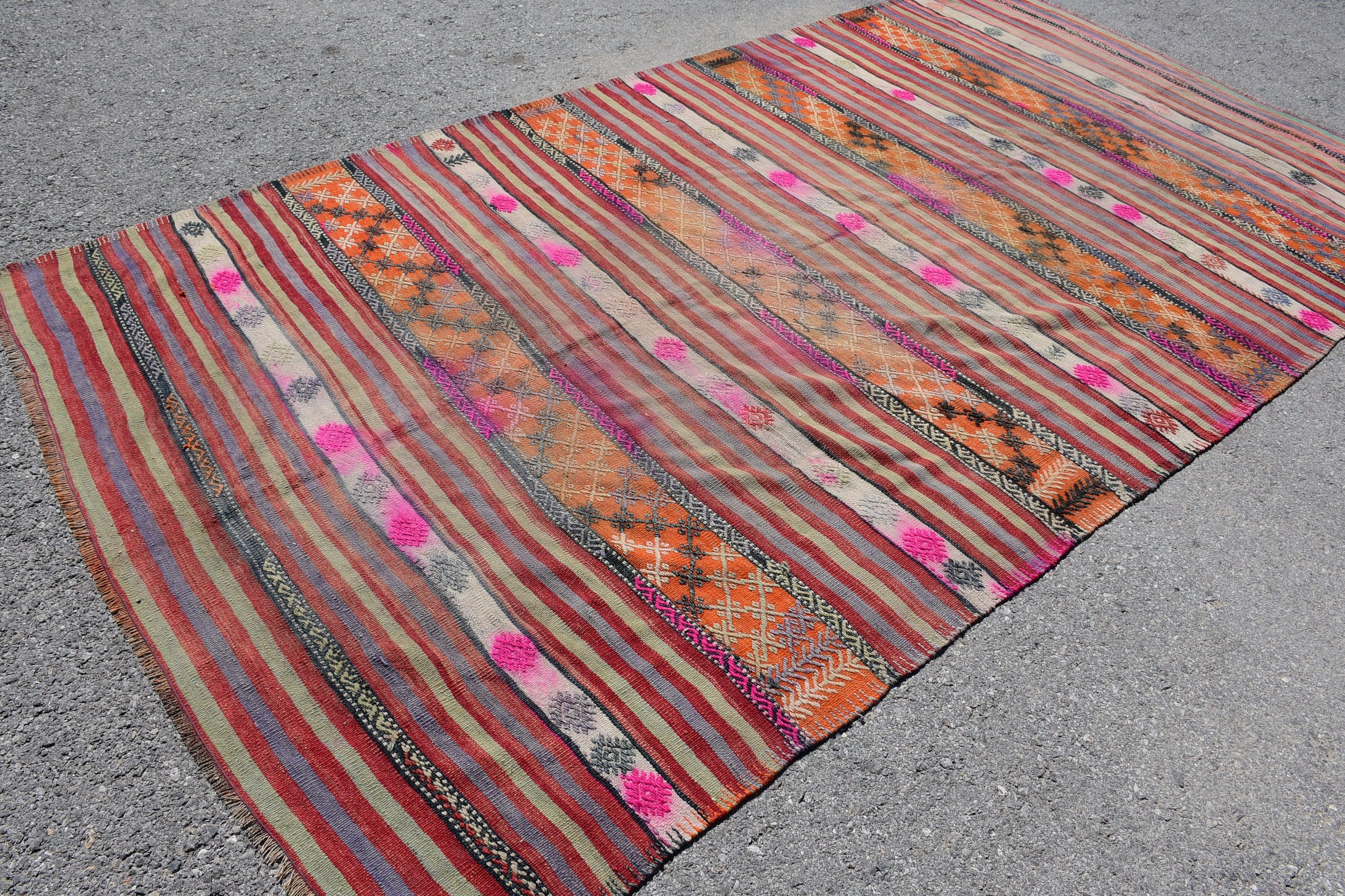 Antika Halılar, Türk Halısı, Vintage Halı, Yemek Odası Halısı, 5.5x10.4 ft Büyük Halılar, Oturma Odası Halısı, Kilim, Salon Halıları, Ev Dekorasyonu Halıları