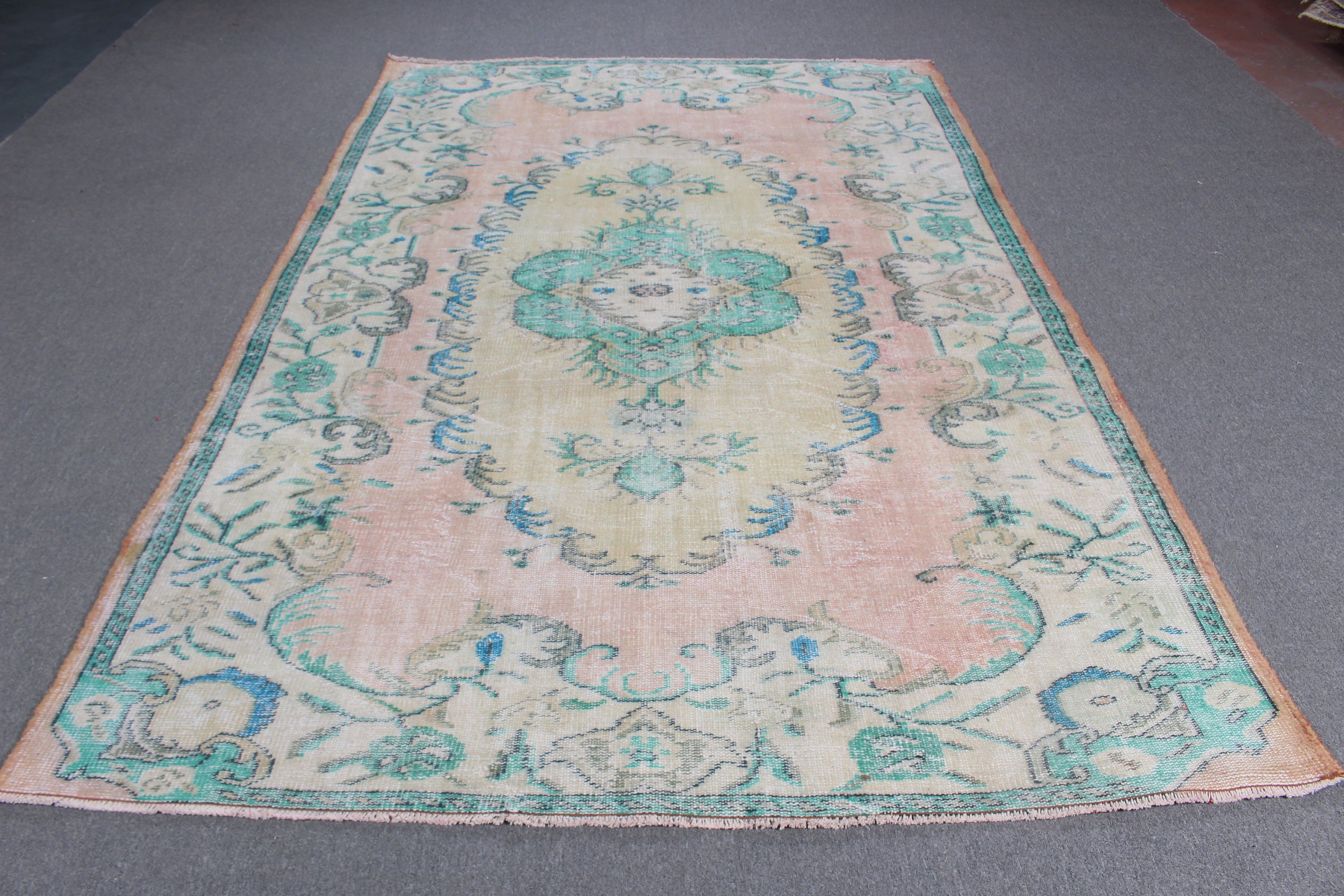 Yemek Odası Halıları, 6.1x9.4 ft Büyük Halılar, Siyah Mutfak Halısı, Yatak Odası Halıları, Büyük Oushak Halıları, Havalı Halı, Vintage Halı, Türk Halıları, Boho Halıları