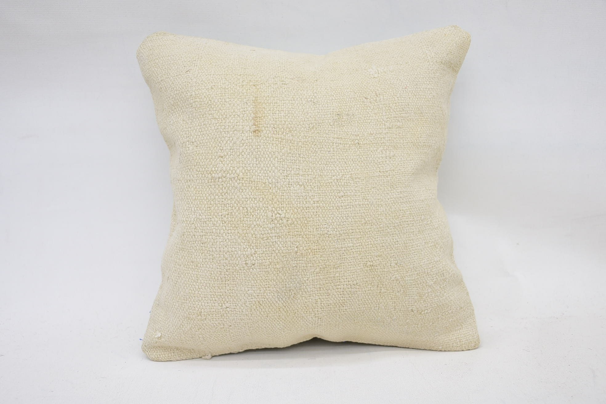 12"x12" Beige Pillow Cover, Kilim Pillow Cover, Car Cushion Cover, Pillow for Sofa, Designer Throw Cushion, Kilim Pillow