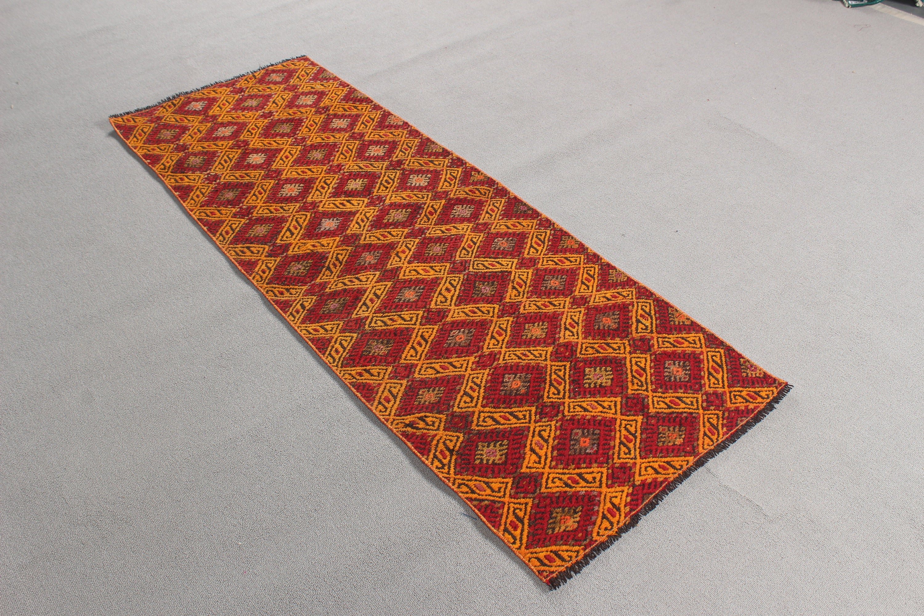 Küçük Boho Halı, Giriş Halıları, Türk Halısı, Yer Halısı, Kilim, Sarı Boho Halısı, Nötr Halılar, Vintage Halılar, Aztek Halısı, 2,1x4,2 ft Küçük Halı