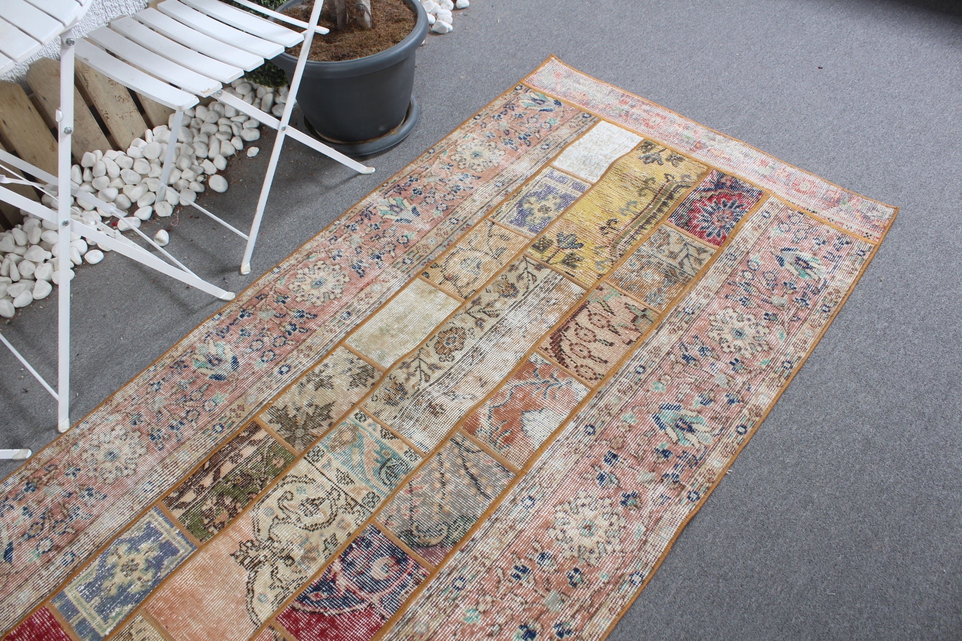 Türk Halısı, Vintage Halılar, Gökkuşağı Yer Halıları, Mutfak Halıları, 3,5x9,4 ft Runner Halıları, Koridor Halısı, Sanat Halısı, Koridor Halıları, Fas Halısı