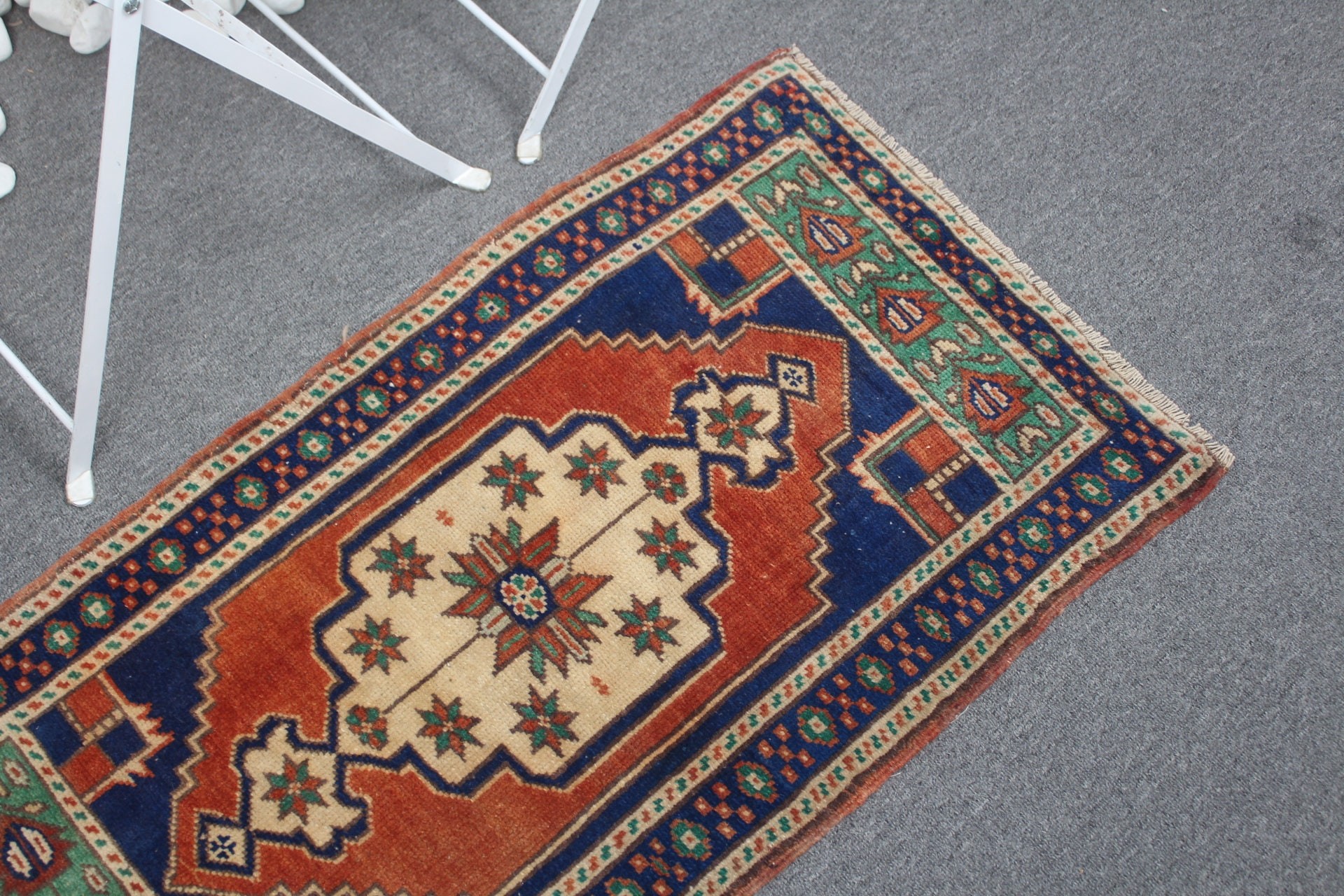 Orange Bedroom Rugs, Entry Rug, Turkish Rug, Moroccan Rug, Oriental Rug, Rugs for Car Mat, Vintage Rug, Kitchen Rugs, 1.8x3.3 ft Small Rug