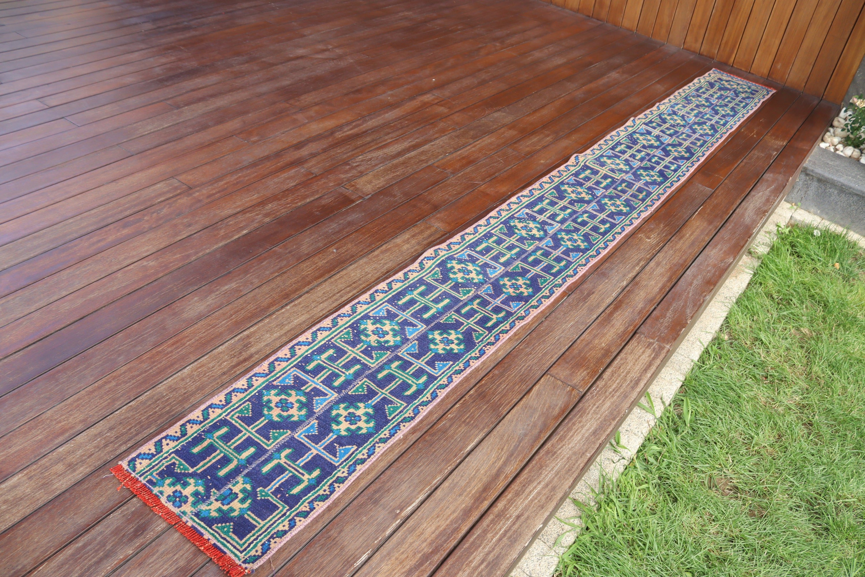 Merdiven Halıları, Mavi Geometrik Halılar, Vintage Halı, Açıklama Halıları, 1x10,8 ft Runner Halıları, Koridor Halısı, Organik Halılar, Türk Halıları