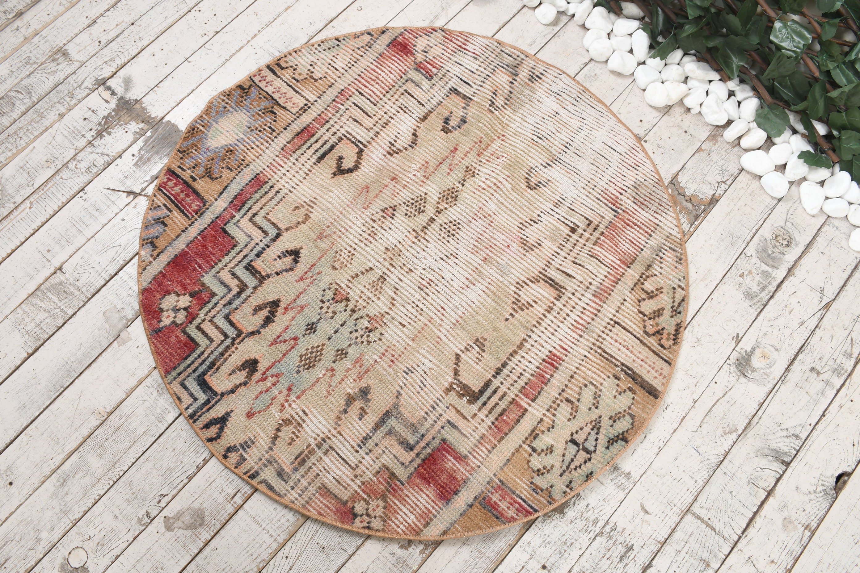 Vintage Rugs, Bath Mat Cute Rug, Moroccan Rug, Bath Rug, Antique Rugs, Turkish Rug, Car Mat Rugs, Rugs for Kitchen, 3x3 ft Small Rugs