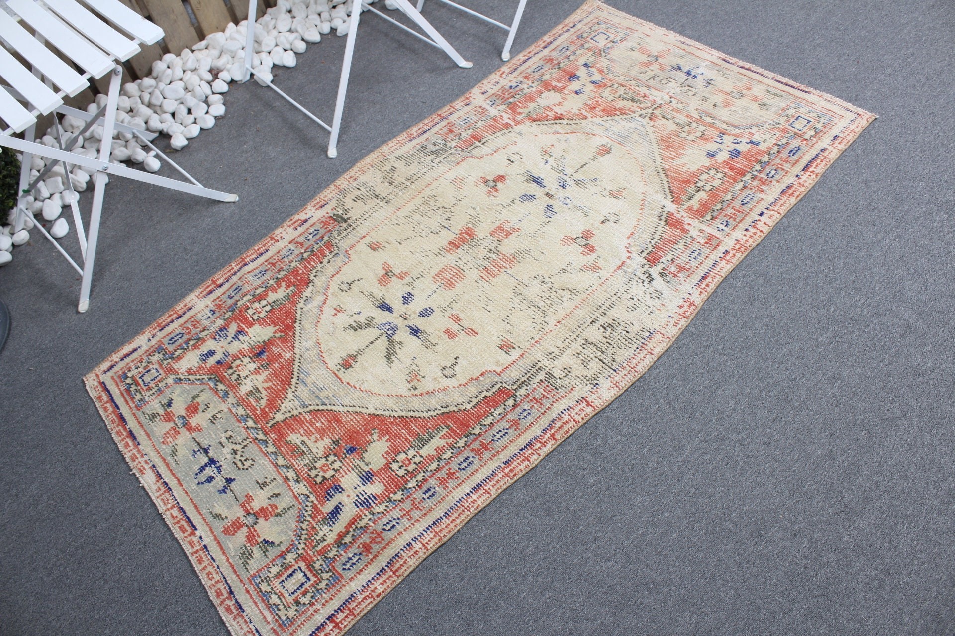 Rugs for Entry, Car Mat Rug, Bedroom Rugs, Red Cool Rug, 2.7x5.2 ft Small Rugs, Vintage Rug, Turkish Rug, Floor Rug, Art Rug, Oriental Rugs