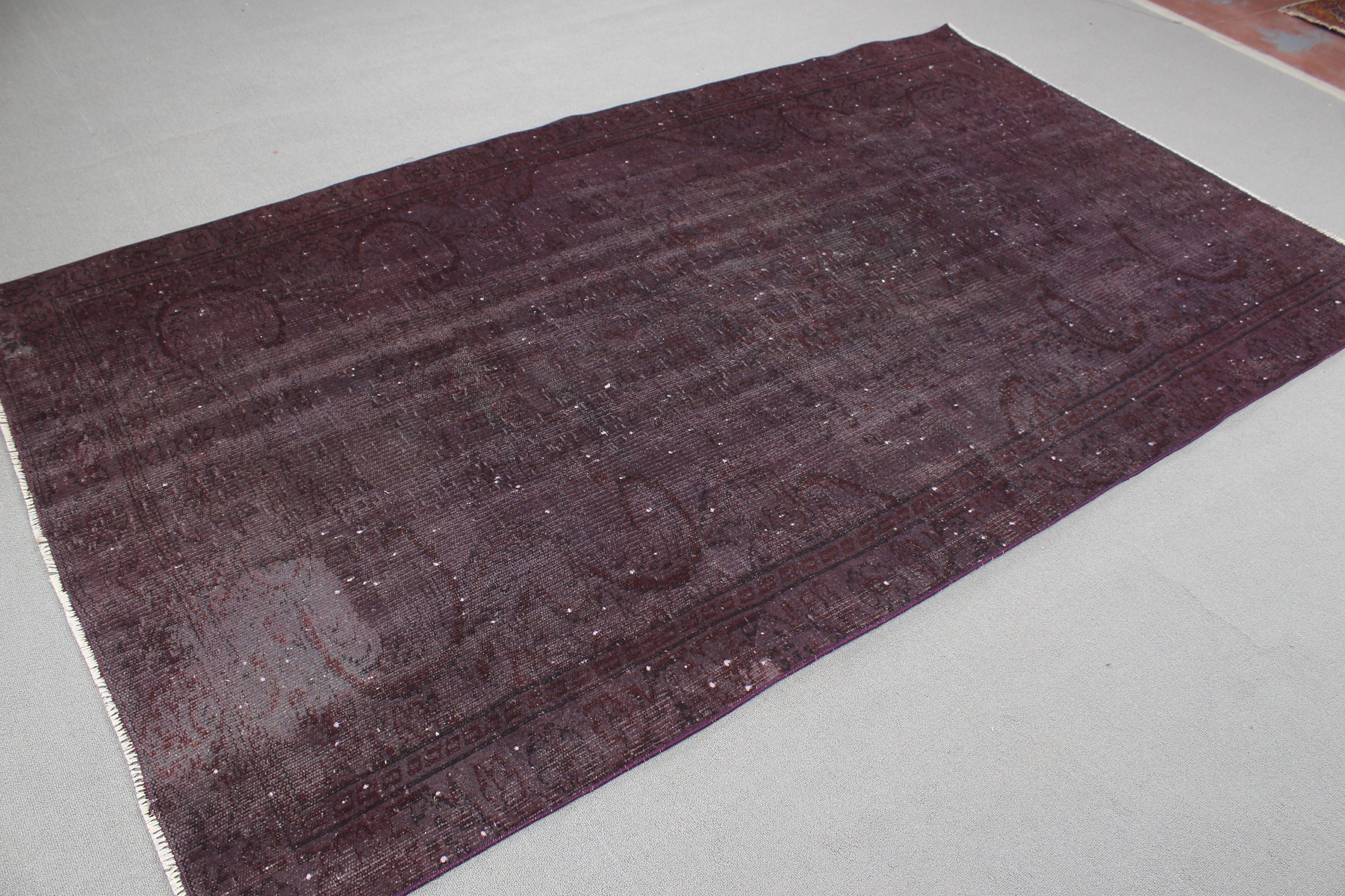 Turkish Rugs, Vintage Rug, Home Decor Rugs, Bedroom Rug, Oriental Rugs, Purple Kitchen Rug, Dining Room Rugs, 4.9x8.5 ft Large Rugs