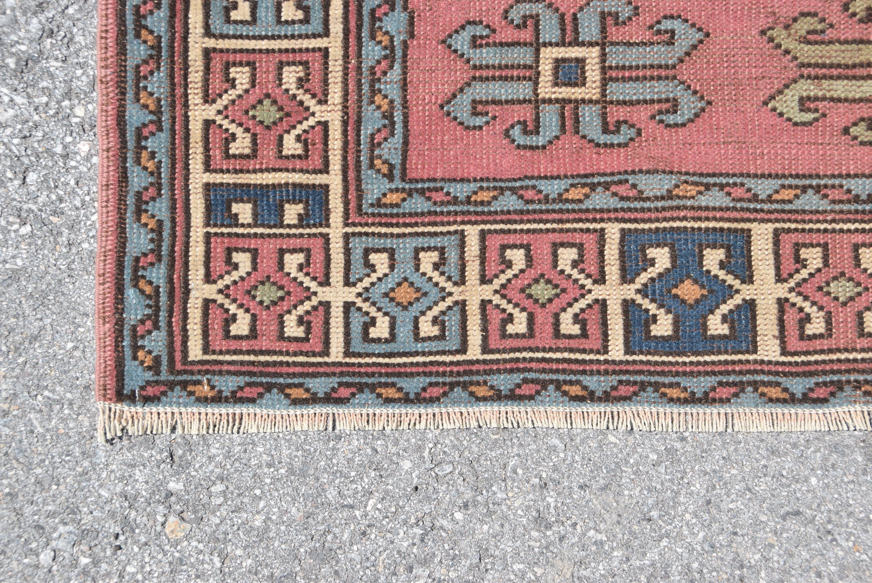 Rugs for Living Room, Turkish Rug, Pink Oushak Rug, Oriental Rugs, Floor Rug, 4.2x6.5 ft Area Rug, Indoor Rug, Vintage Rugs, Outdoor Rugs