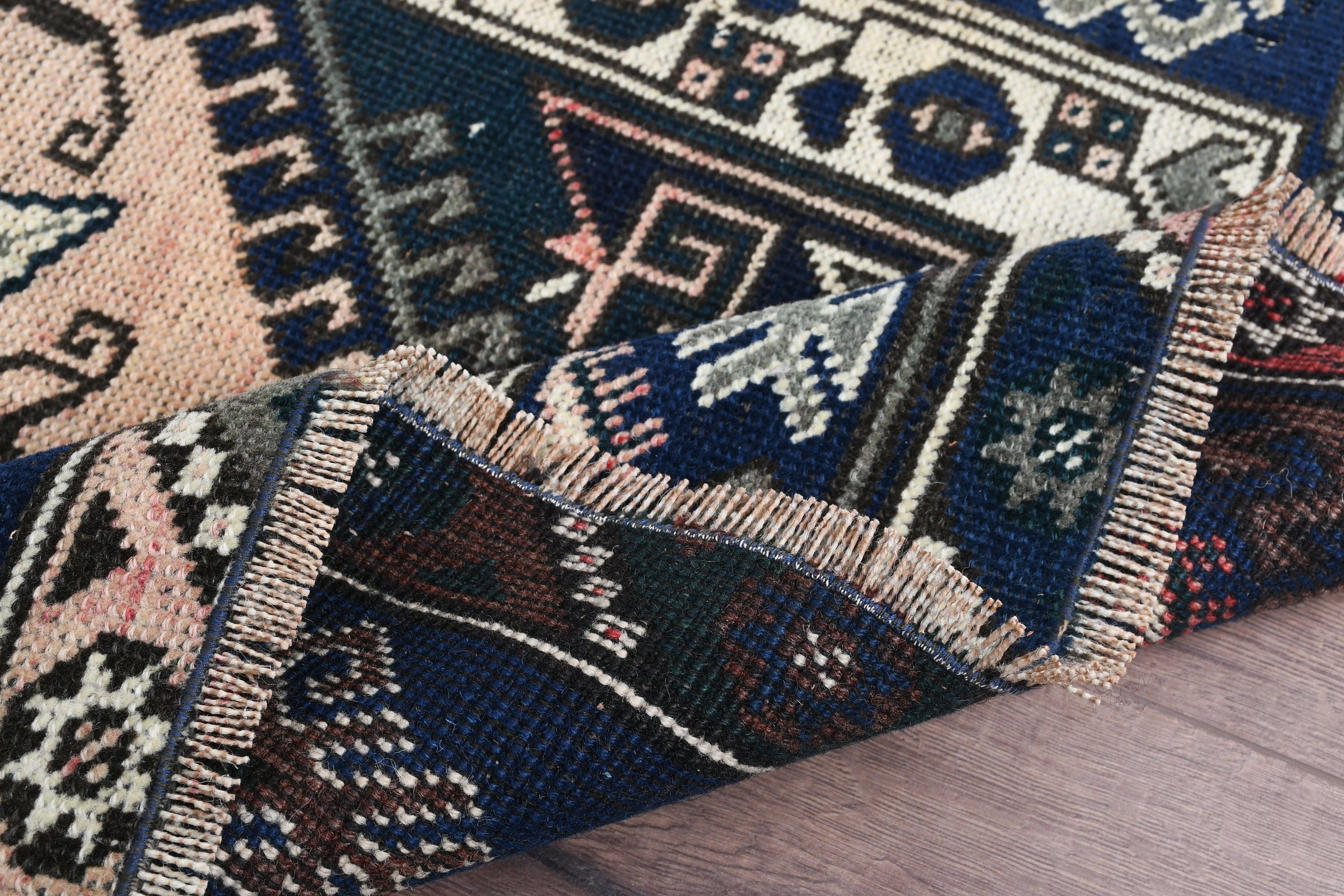 Vintage Rug, Turkish Rugs, Nursery Rugs, Art Rug, 3.9x5.9 ft Accent Rugs, Anatolian Rug, Wool Rug, Bedroom Rug, Blue Moroccan Rugs