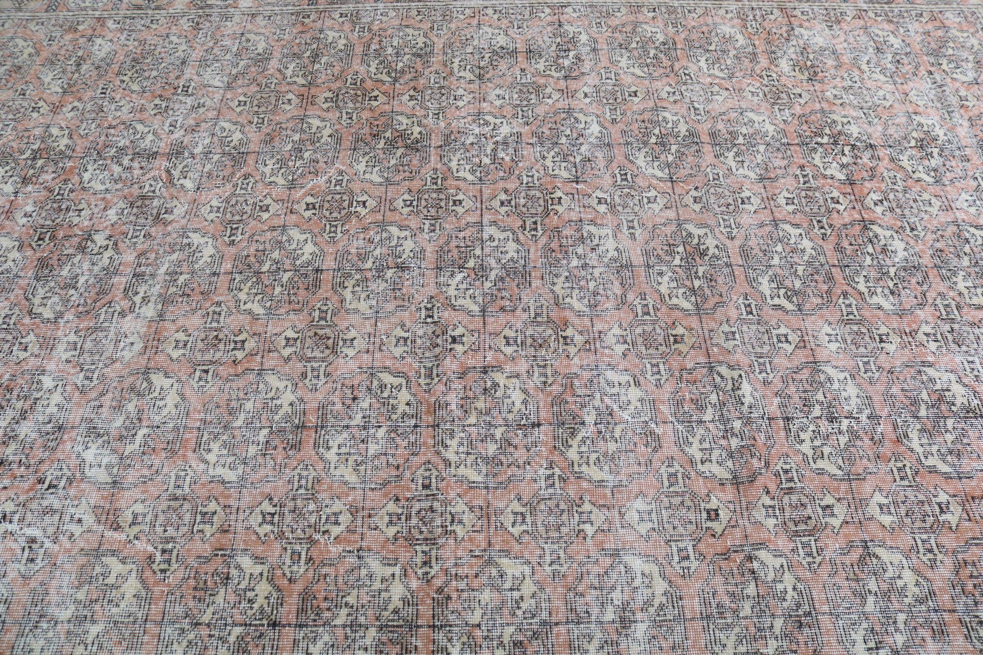 Living Room Rug, Vintage Rug, Retro Rugs, Colorful Rug, 7.3x9.9 ft Oversize Rug, Cool Rugs, Turkish Rug, Saloon Rug, Rugs for Dining Room
