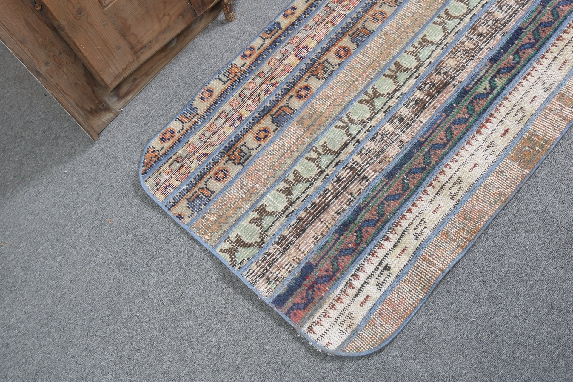 Türk Halıları, Düz Dokuma Halı, Giriş Halısı, Yeşil Zemin Halıları, Boho Halıları, Dış Mekan Halıları, Vintage Halılar, 2,2x3,1 ft Küçük Halı, Araba Paspas Halıları