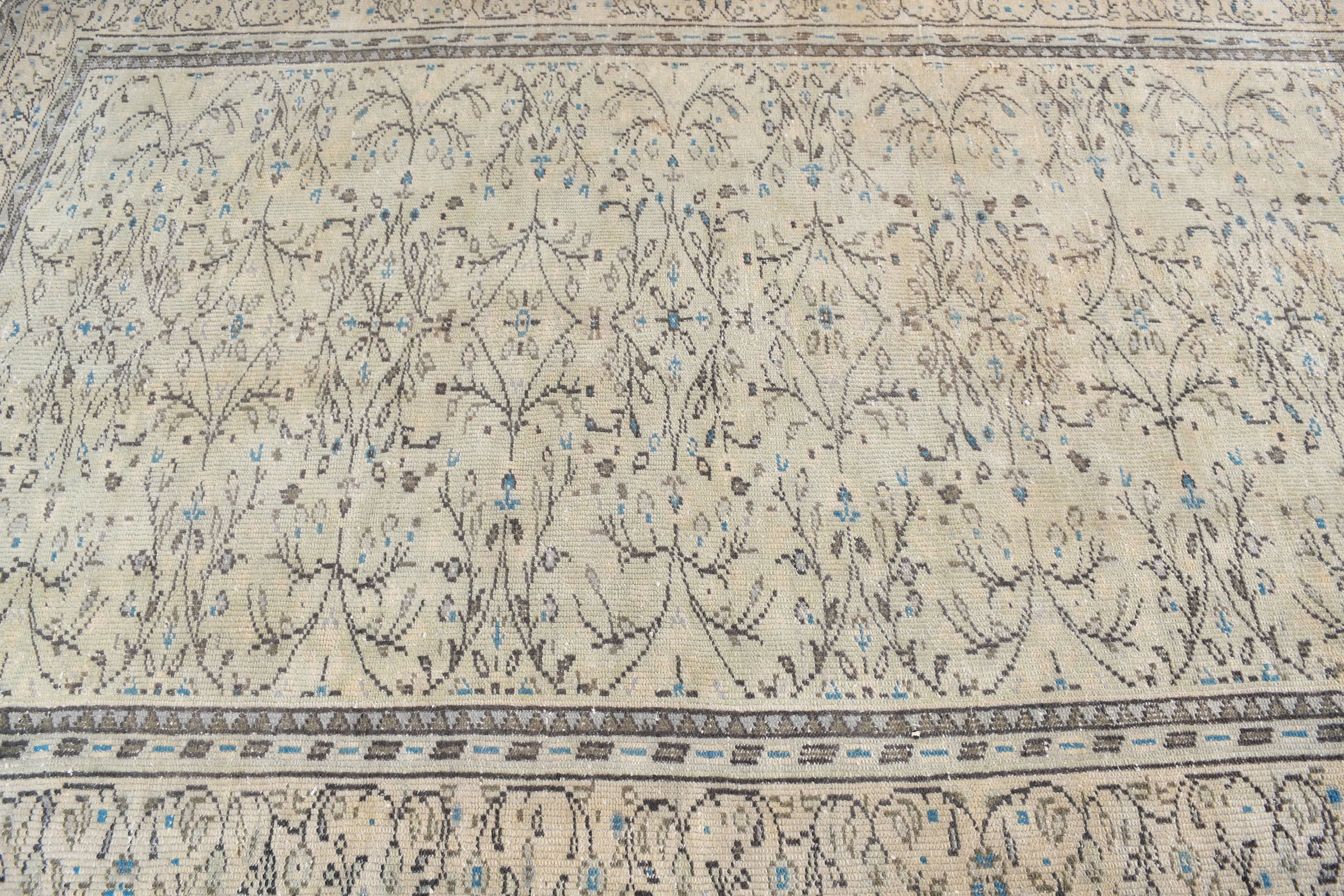 Oturma Odası Halısı, Soluk Halı, Vintage Halılar, Mutfak Halısı, Yeşil 5.7x8.4 ft Büyük Halılar, Türk Halıları, Yemek Odası Halısı, Oushak Halısı