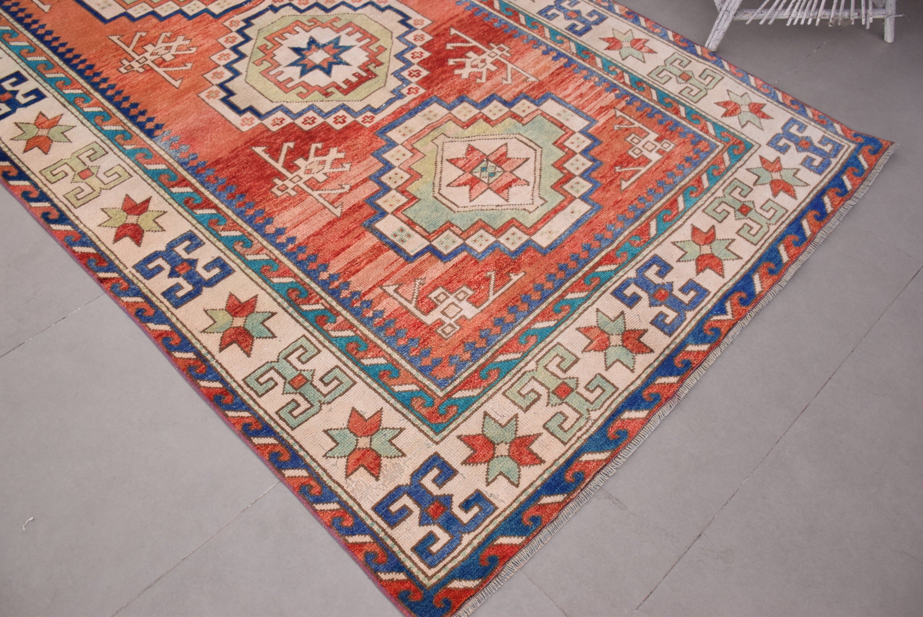 Ofis Halısı, 5.5x8.8 ft Büyük Halı, Yatak Odası Halısı, Kırmızı Anadolu Halısı, Vintage Halı, Anadolu Halısı, Türk Halıları, Oturma Odası Halıları