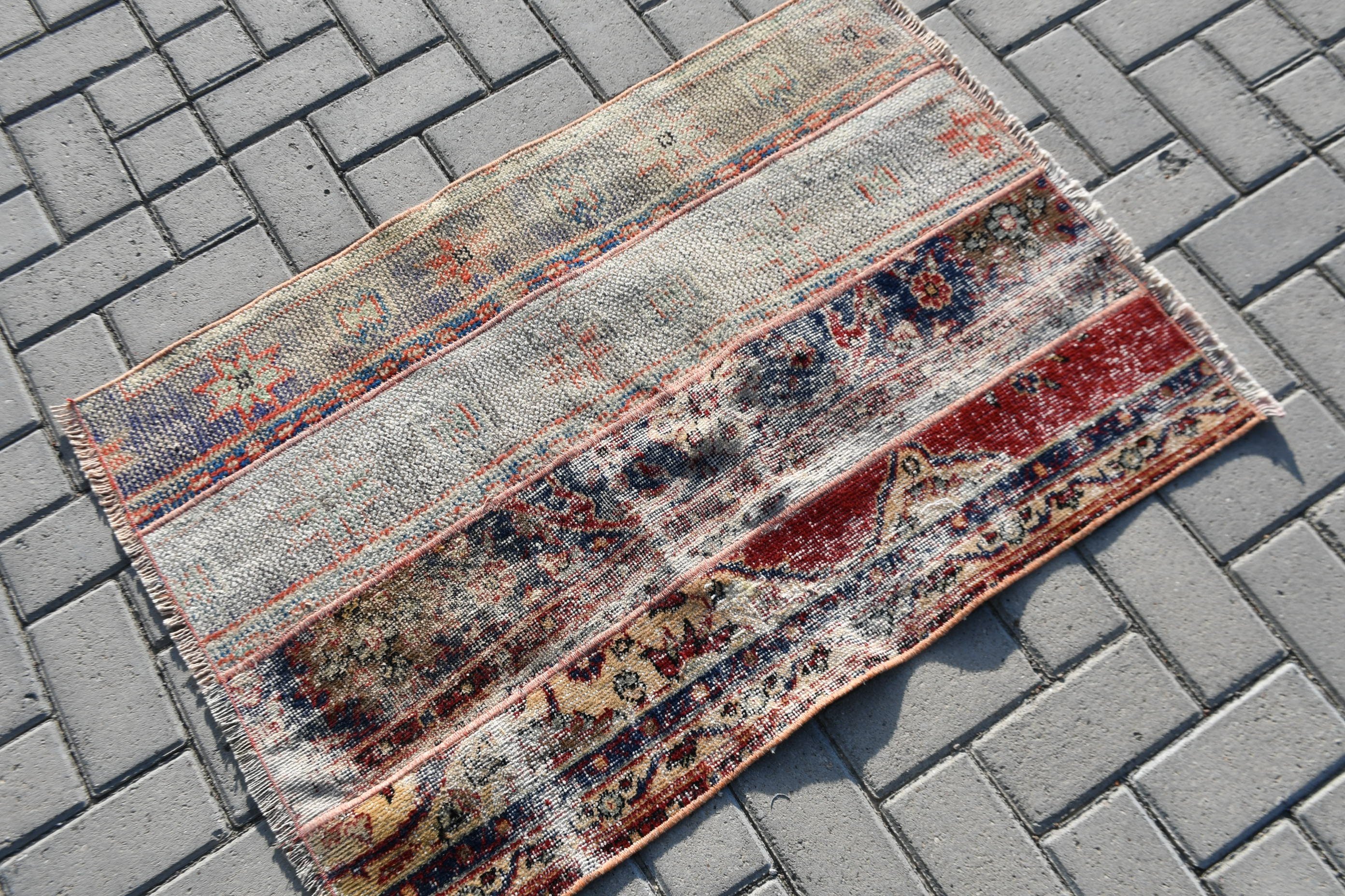 Kitchen Rug, Vintage Rug, Anatolian Rug, Rugs for Entry, 2.4x3.3 ft Small Rugs, Car Mat Rug, Turkish Rugs, Red Antique Rug, Oriental Rug