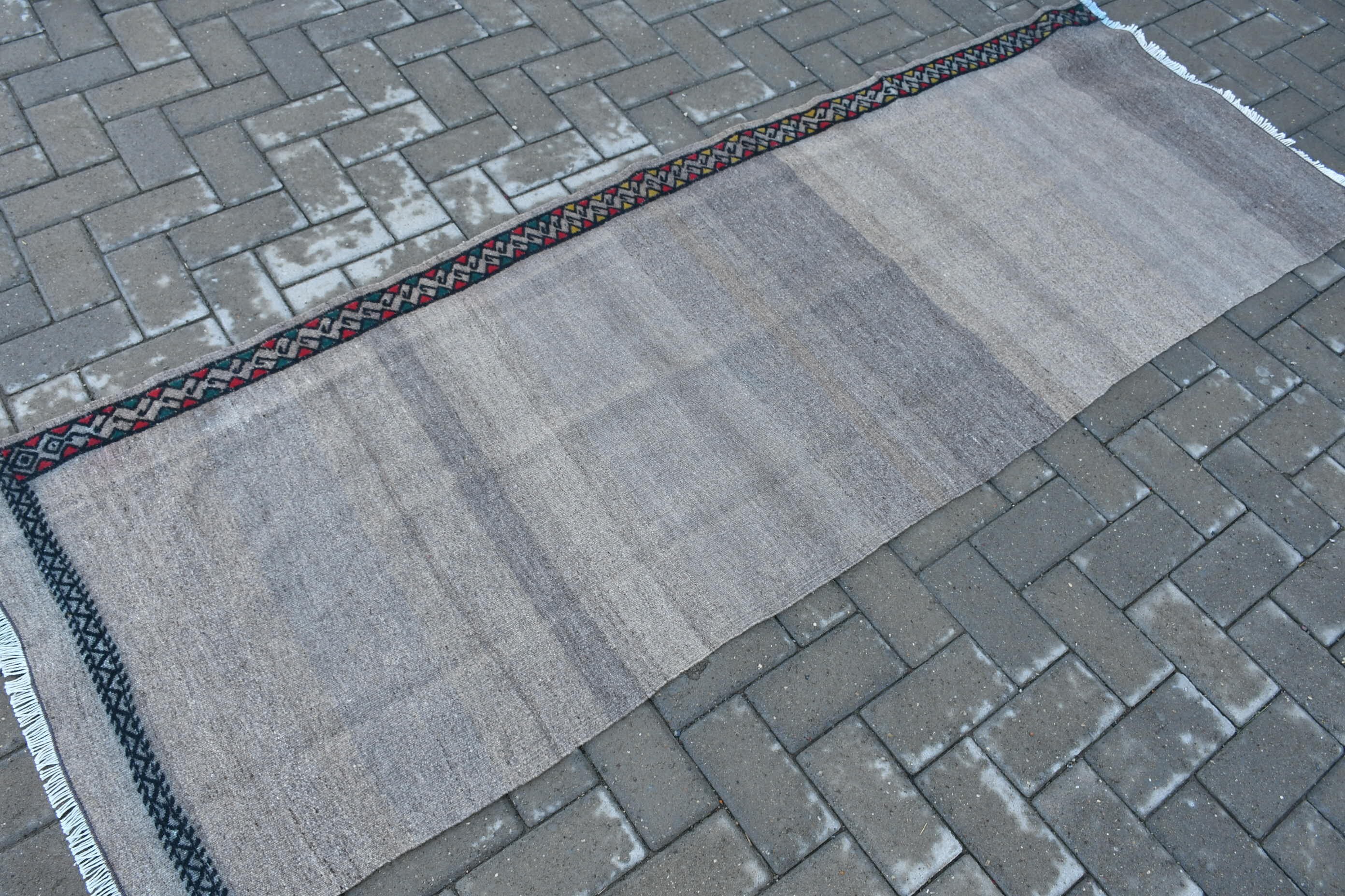 Oushak Halı, Koridor Halıları, Kahverengi Yatak Odası Halısı, Vintage Halı, Kilim, Türk Halısı, Mutfak Halısı, 2.6x7.6 ft Runner Halısı, Anadolu Halısı