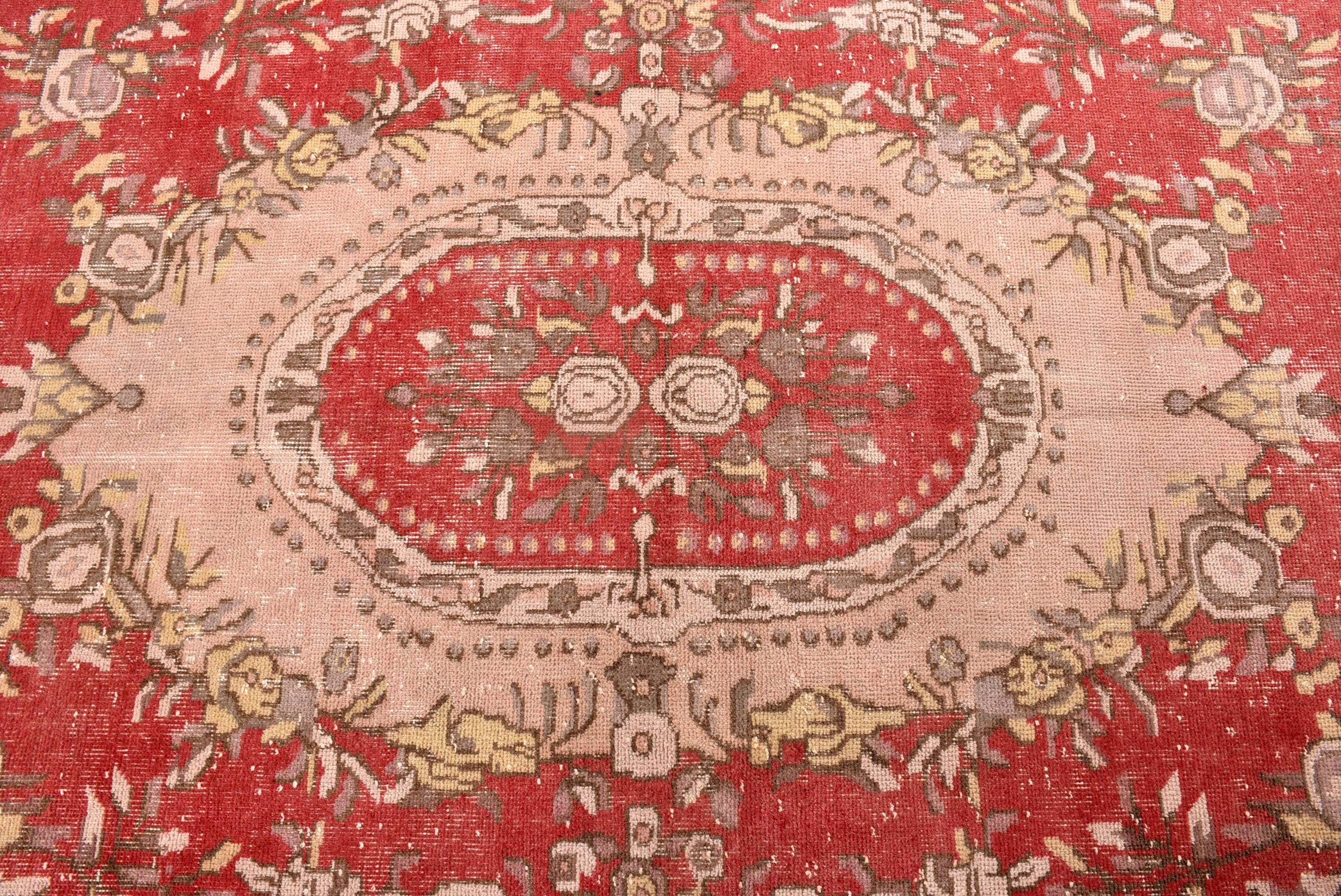 Büyük Oushak Halılar, Vintage Halı, El Dokuma Halı, Türk Halısı, Bej Antika Halılar, Modern Halılar, 5.4x10.2 ft Büyük Halı, Yatak Odası Halıları, Yer Halısı