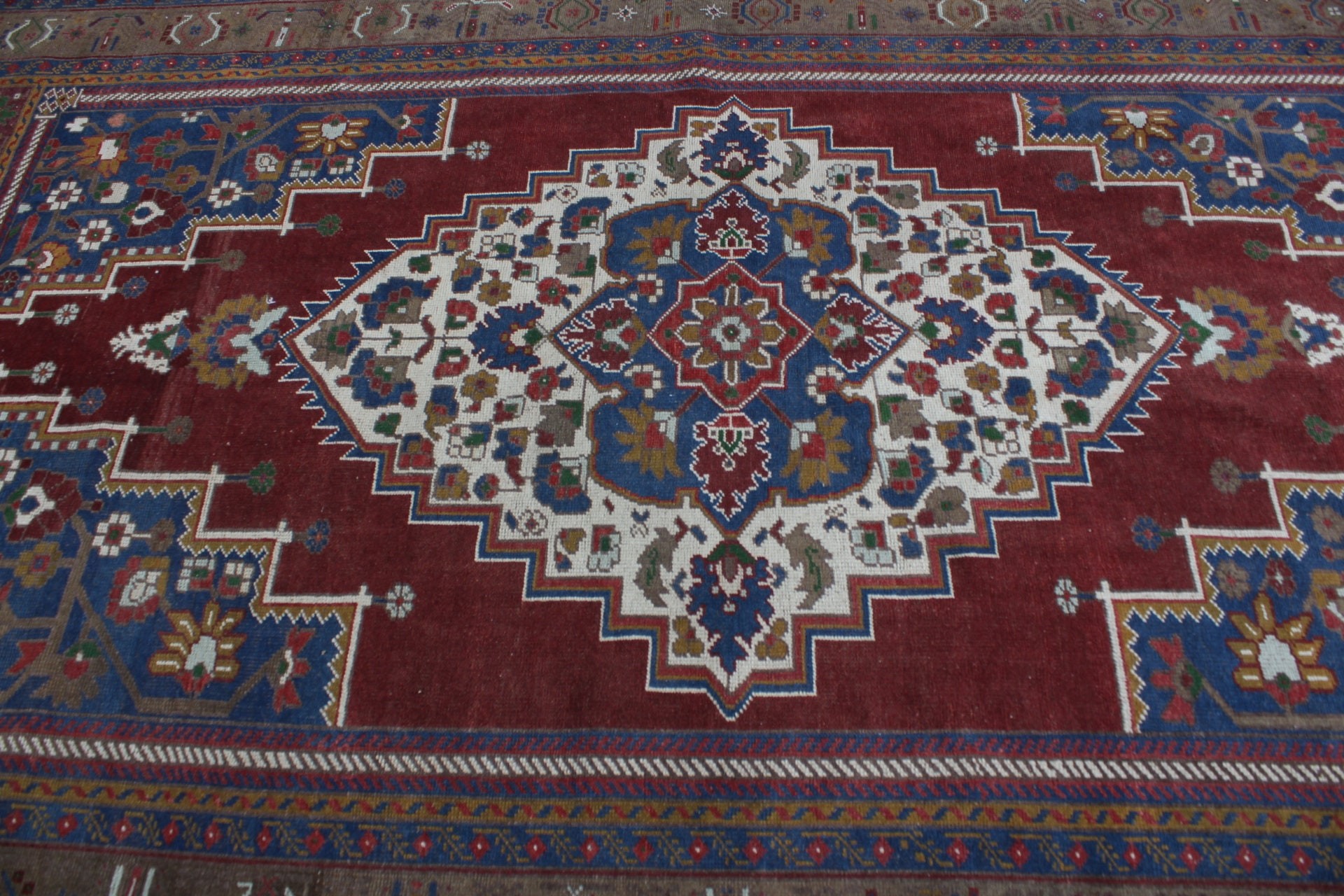 Salon Halısı, Yatak Odası Halıları, Yatak Odası Halıları, 5.8x10.3 ft Büyük Halılar, Türk Halısı, Anadolu Halısı, Fas Halısı, Vintage Halılar, Kırmızı Yün Halı