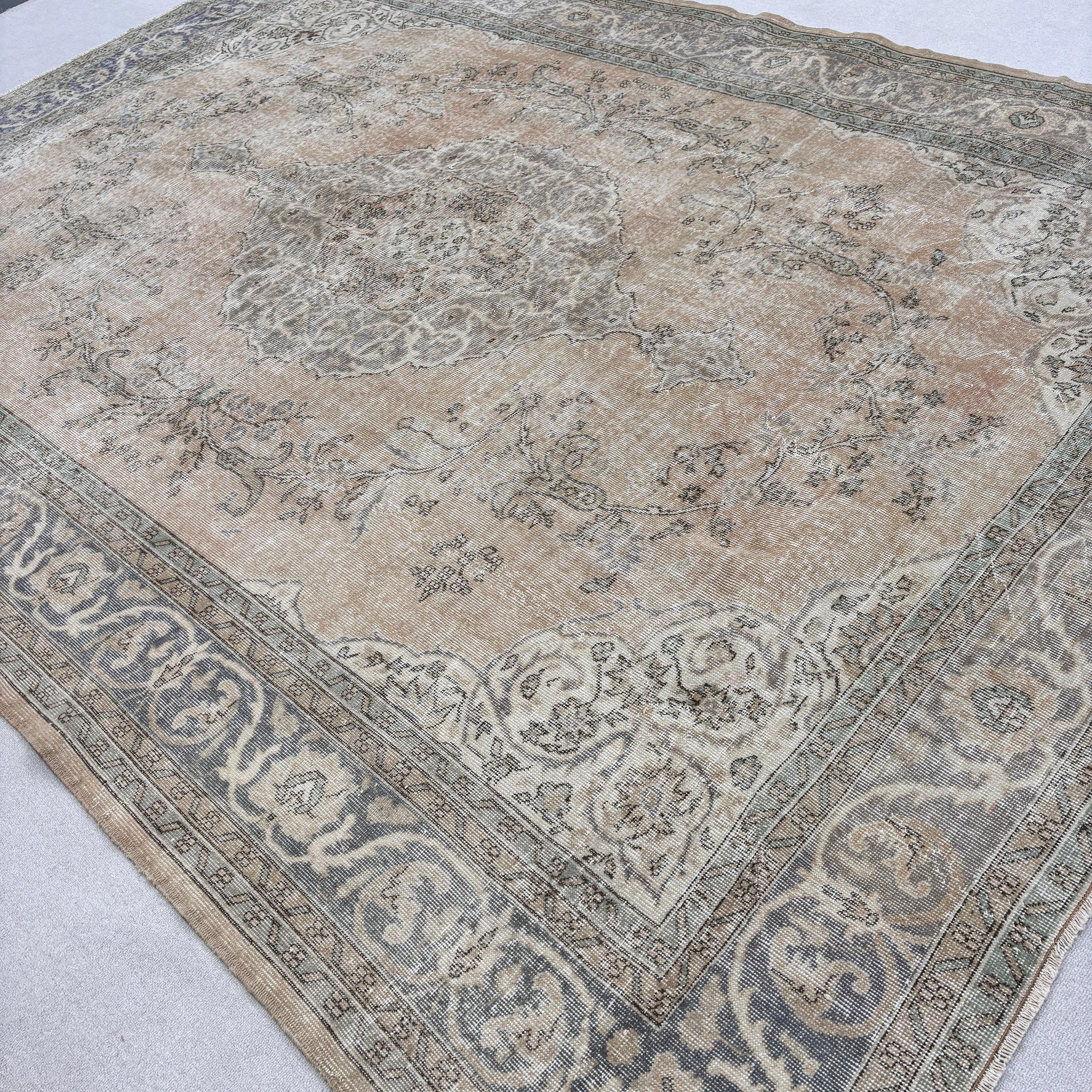 8.6x12.1 ft Oversize Rugs, Brown Wool Rug, Vintage Rugs, Living Room Rug, Oversize Turkish Rug, Cool Rug, Statement Rugs, Turkish Rugs