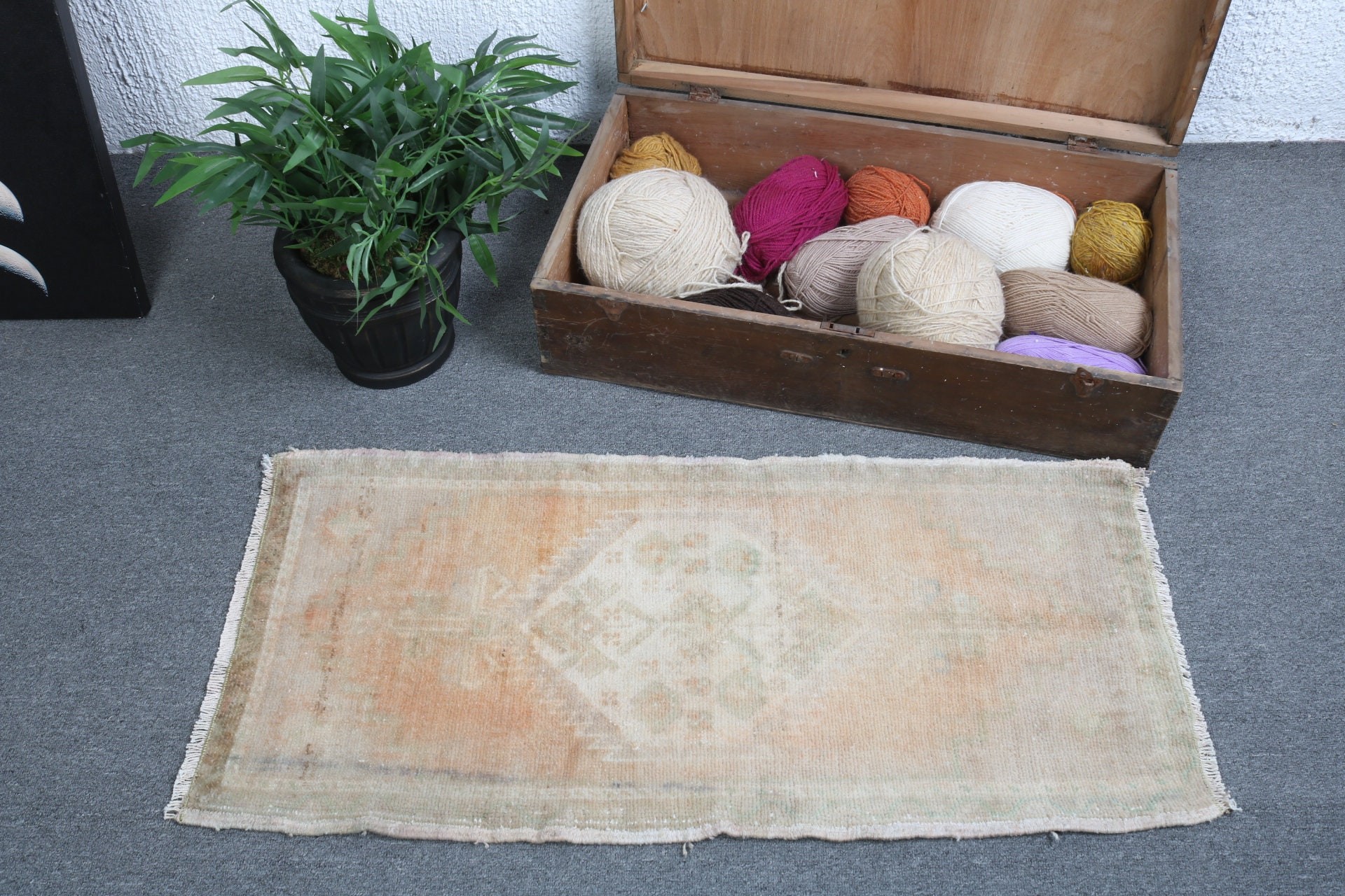 Yatak Odası Halısı, Vintage Halılar, Çocuk Halıları, Duvara Asılı Halı, Düz Dokuma Halılar, Türk Halısı, Turuncu Oryantal Halılar, 1,5x3,3 ft Küçük Halılar