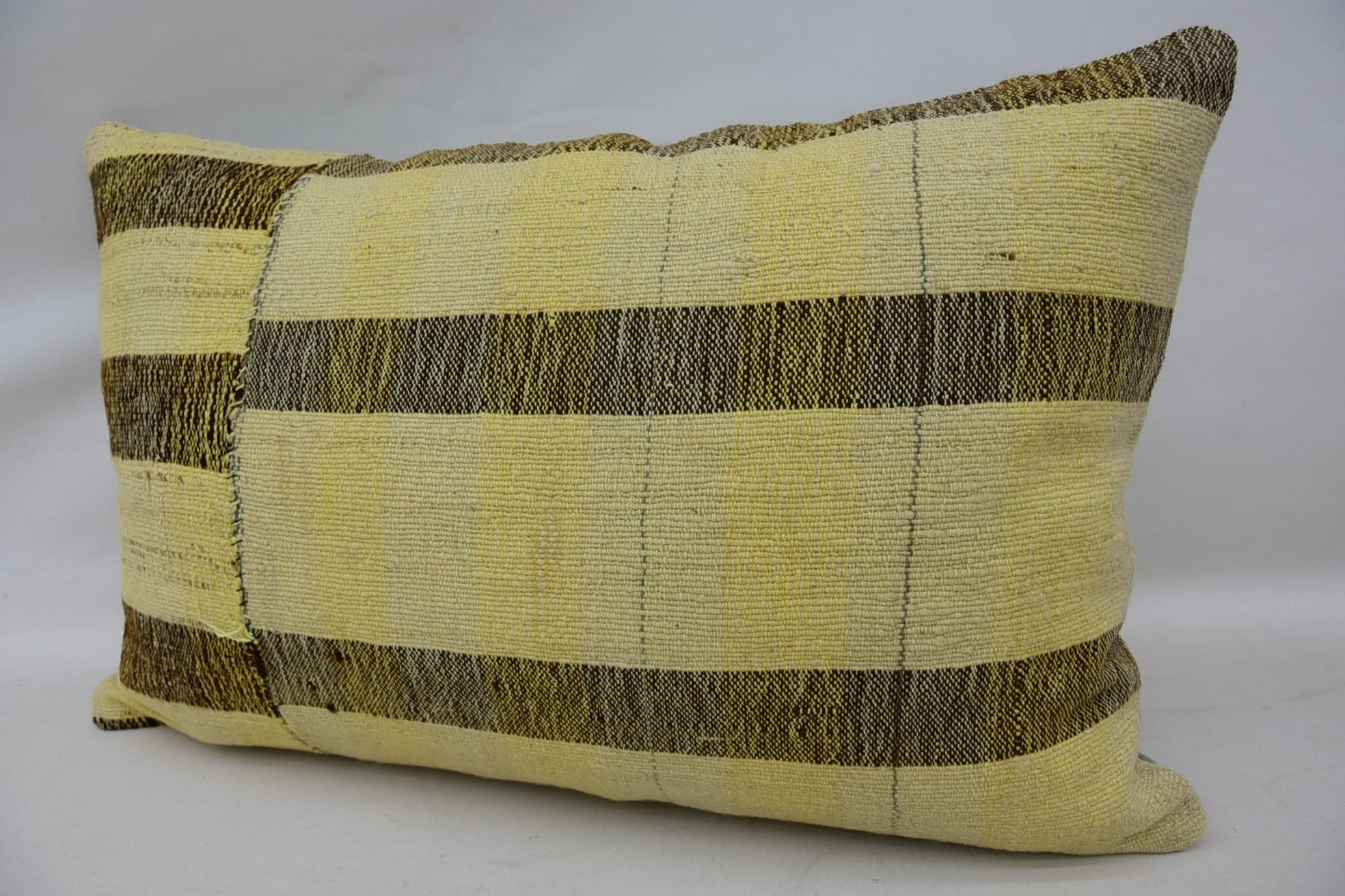 Patio Pillow Sham, Turkish Pillow, Patio Pillow Cover, Gift Pillow, 16"x24" Beige Cushion, Vintage Pillow, Traditional Cushion