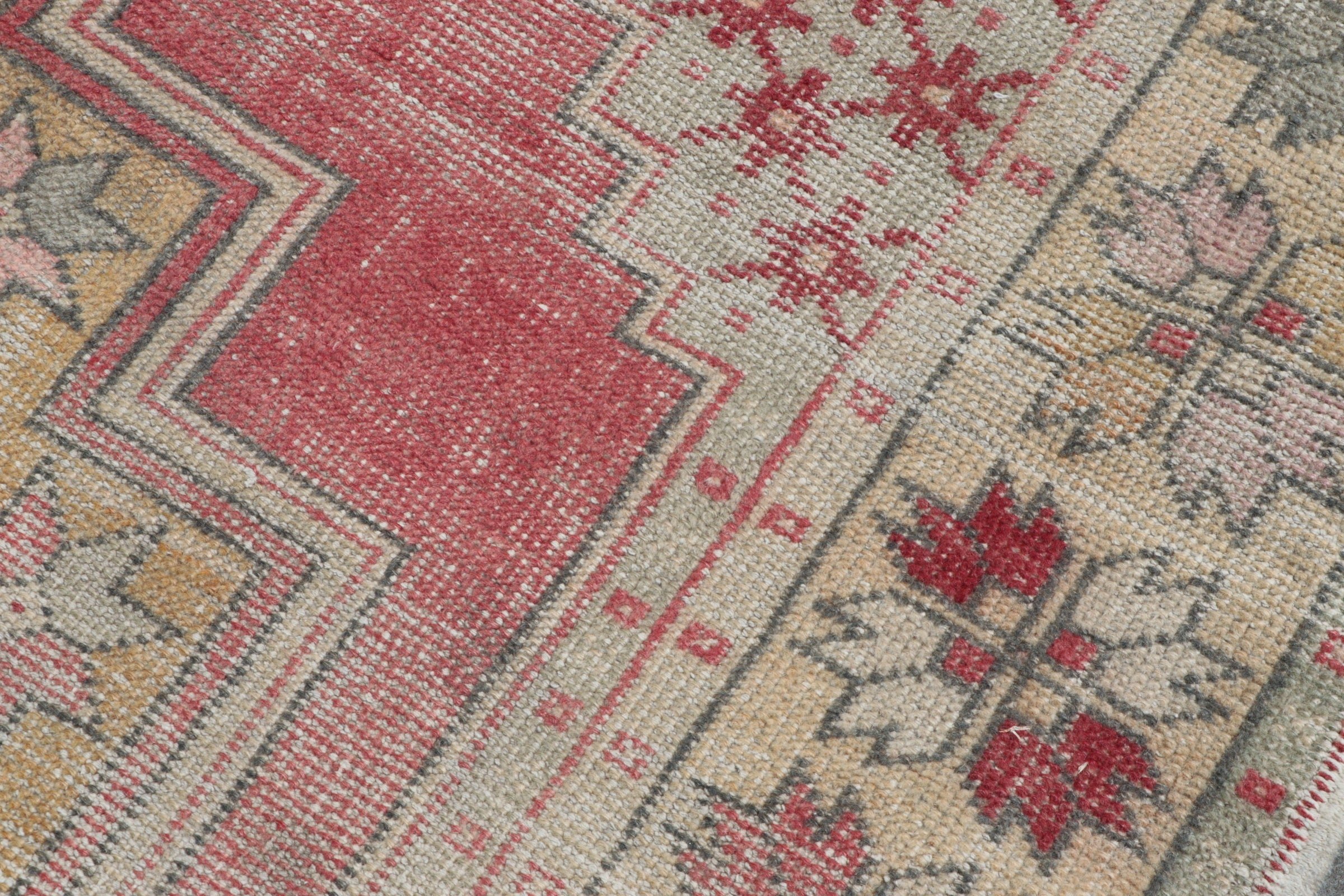 Rugs for Kitchen, Natural Rug, Red Kitchen Rug, 4.4x8.5 ft Area Rugs, Vintage Rug, Living Room Rug, Turkish Rug, Bedroom Rugs