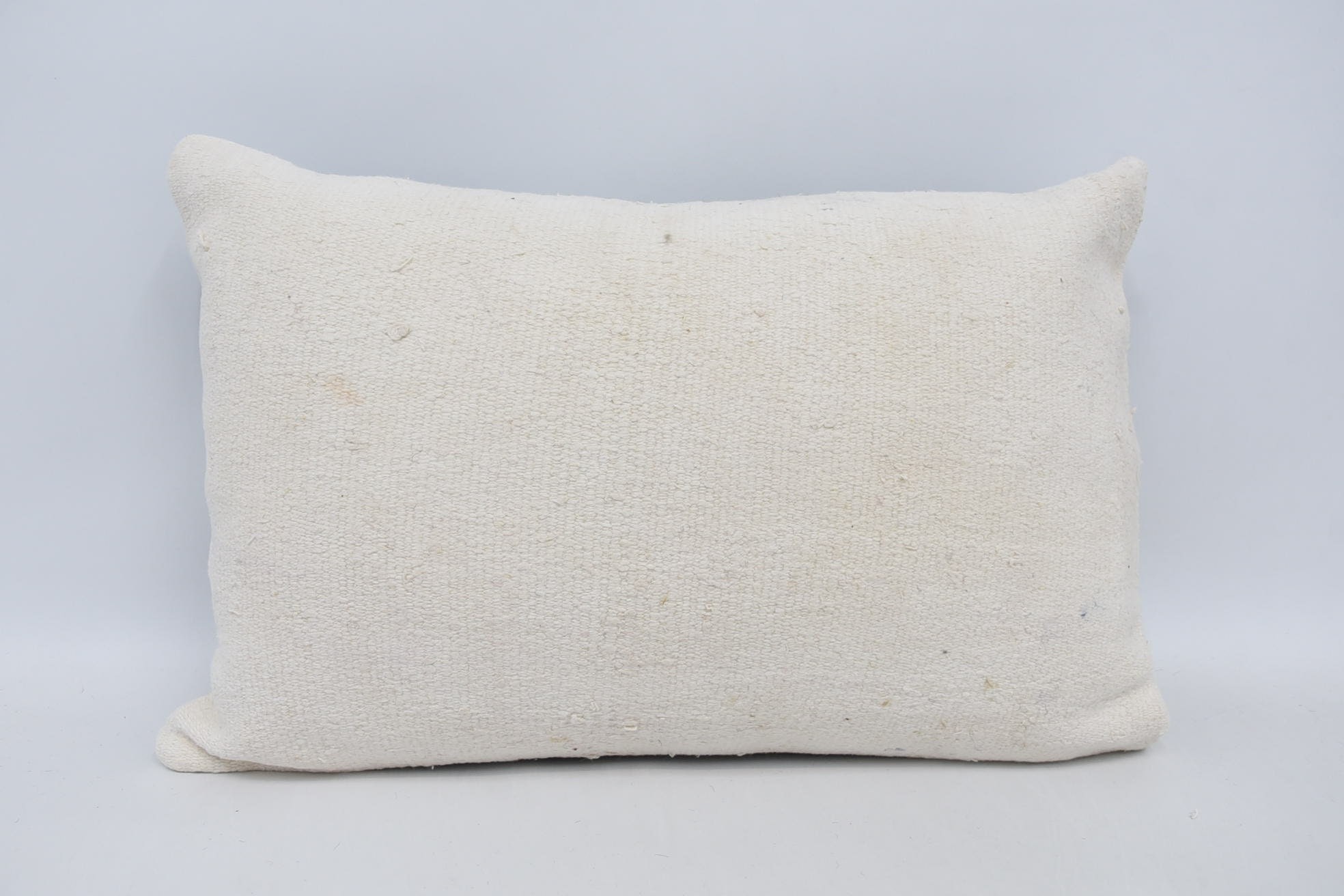 Kilim Pillow, Rustic Pillow, Square Throw Pillow Cover, 16"x24" White Cushion Cover, Home Decor Pillow, Handmade Kilim Cushion