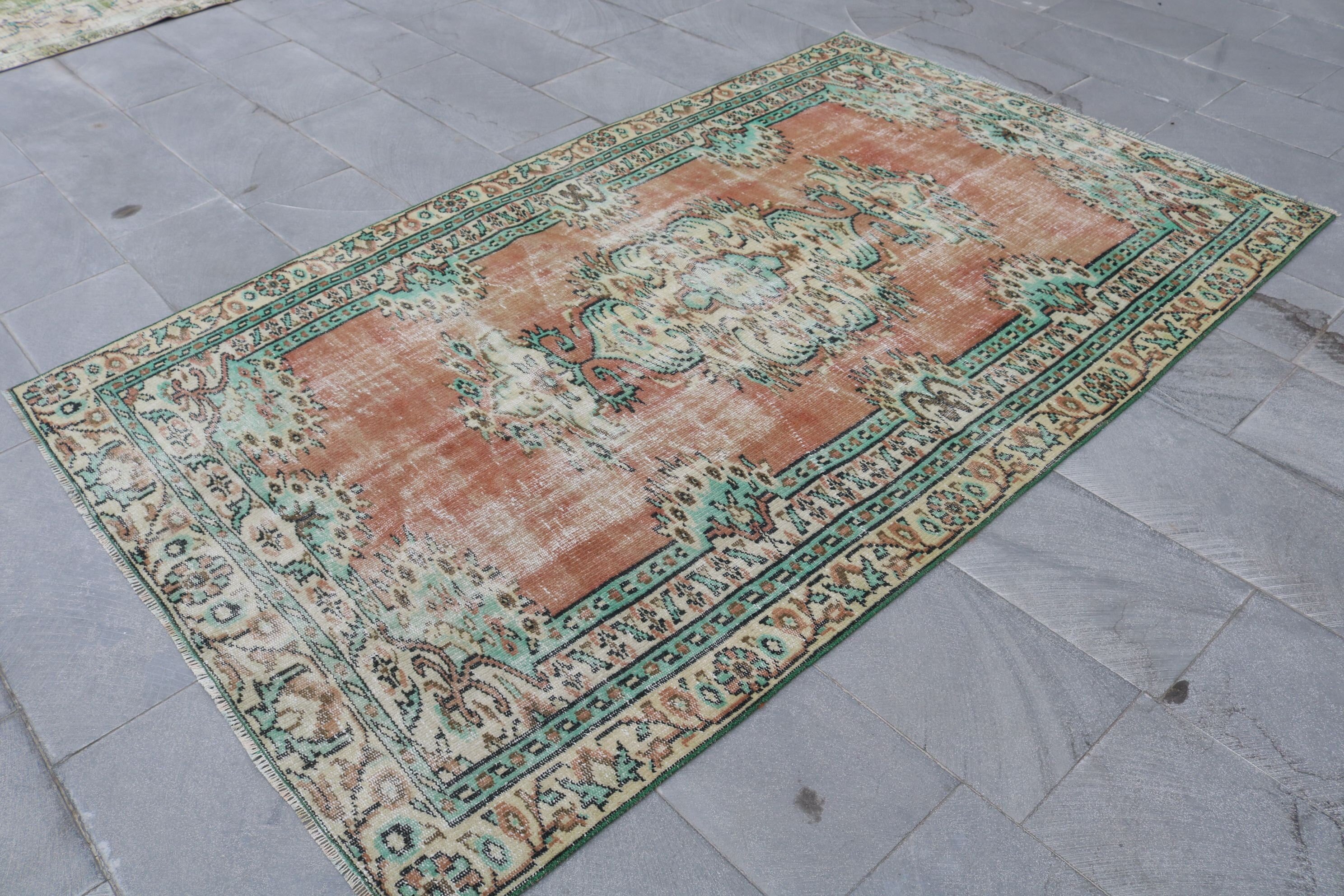Living Room Rugs, Cool Rug, Turkey Rug, Salon Rug, Turkish Rugs, 5x8.2 ft Large Rug, Bedroom Rug, Vintage Rug, Rugs for Dining Room