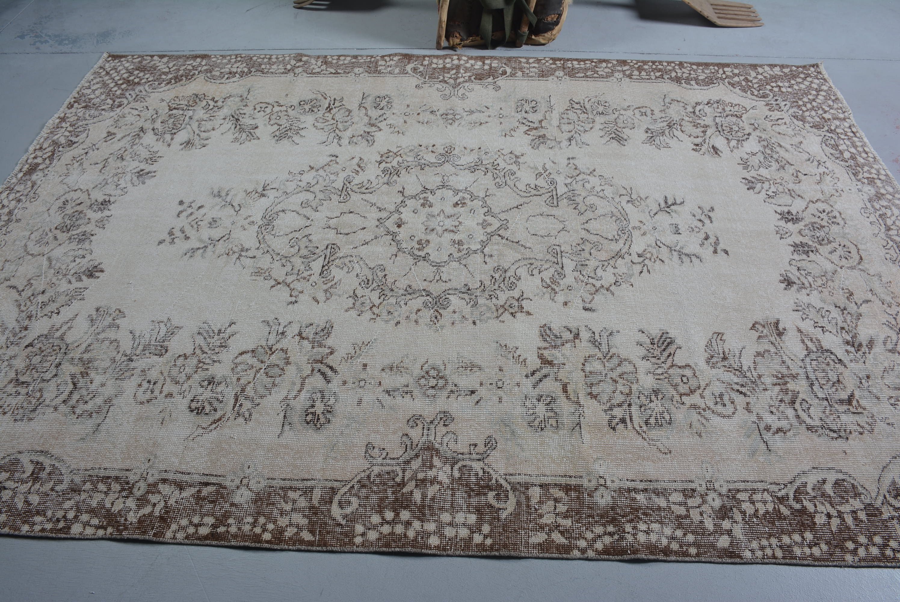Living Room Rug, Anatolian Rug, Rugs for Living Room, 6.1x8.8 ft Large Rug, Vintage Rug, Large Wool Rug Rugs, Turkish Rug, Bedroom Rug