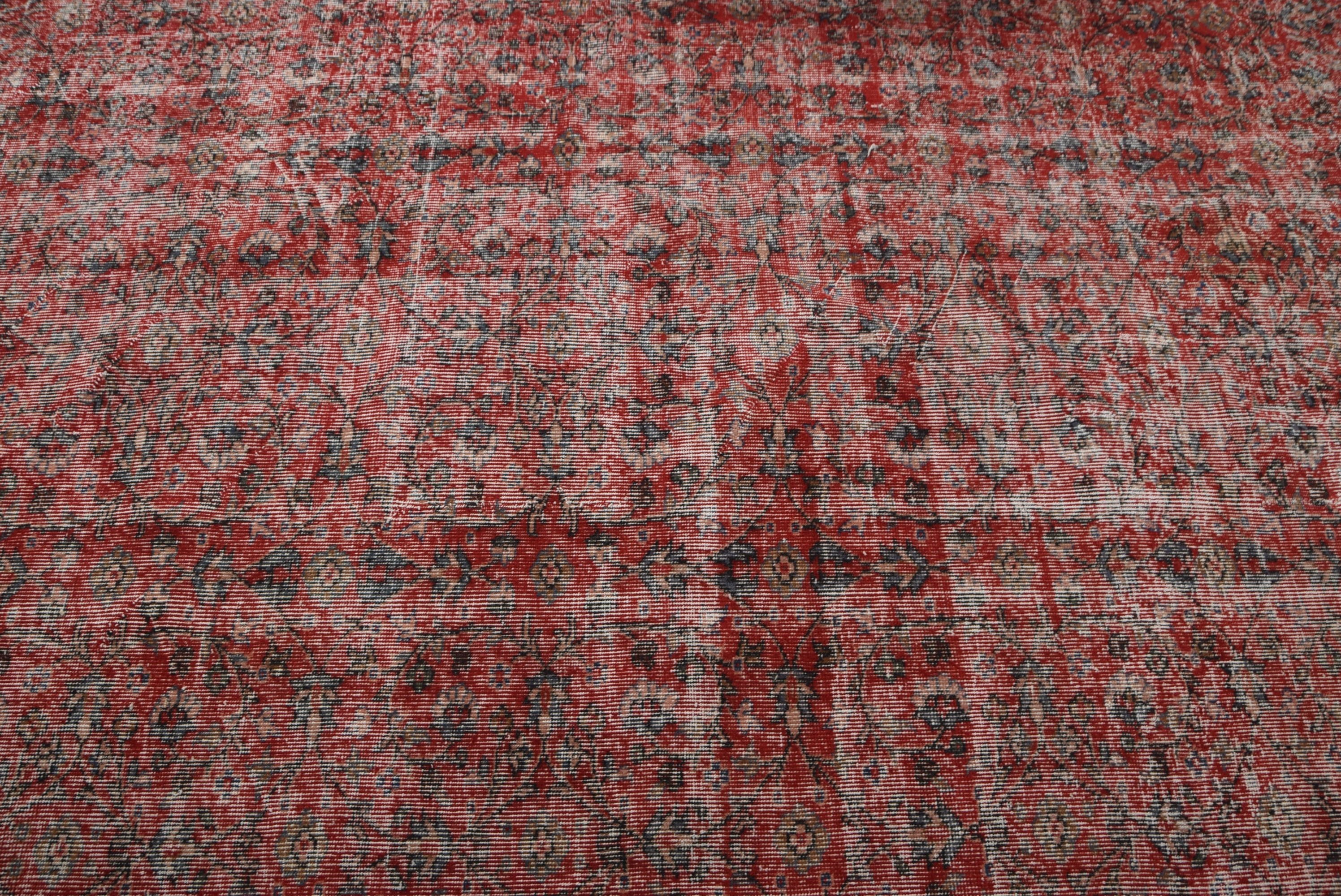 Rugs for Dining Room, 5.2x8.3 ft Large Rugs, Vintage Rug, Turkish Rugs, Dining Room Rug, Wool Rug, Floor Rugs, Red Oriental Rug, Salon Rug